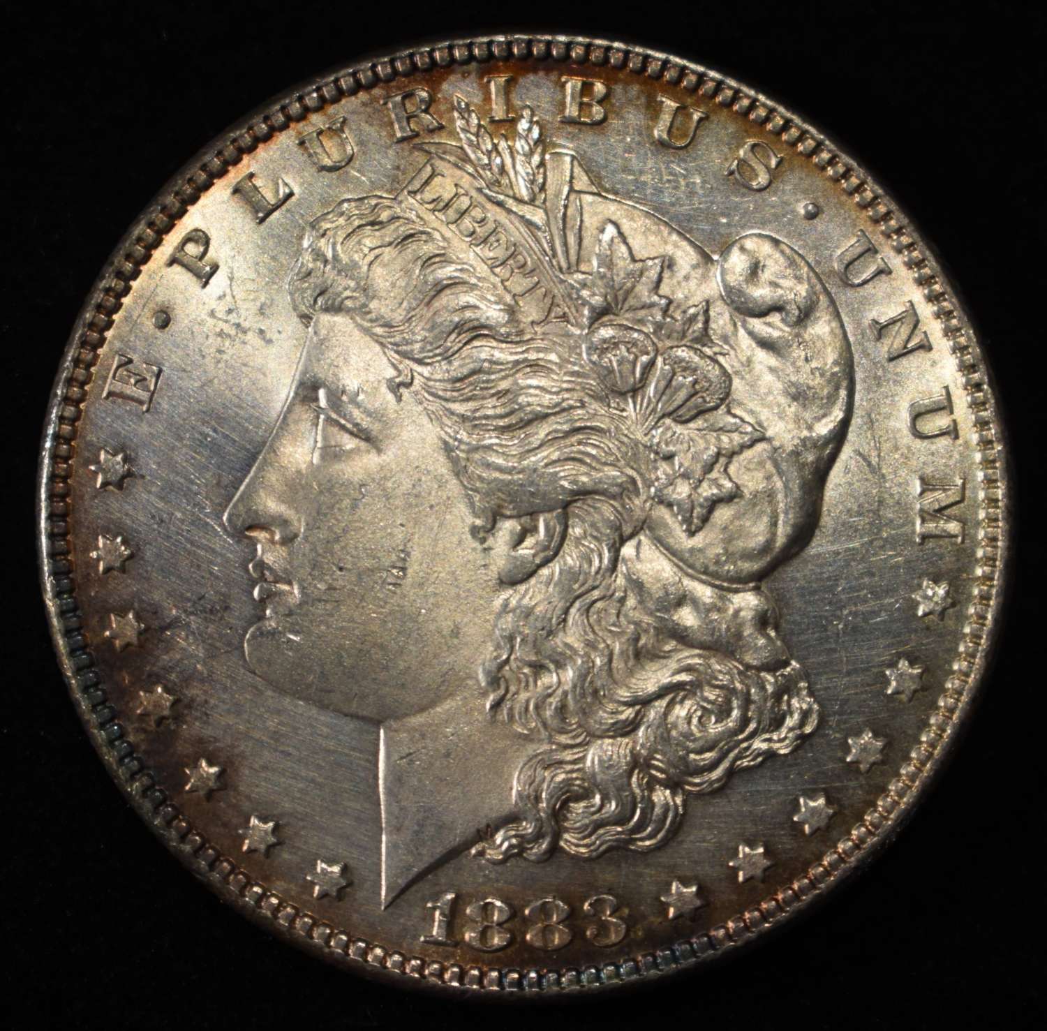 1883 MORGAN DOLLAR CH BU PL