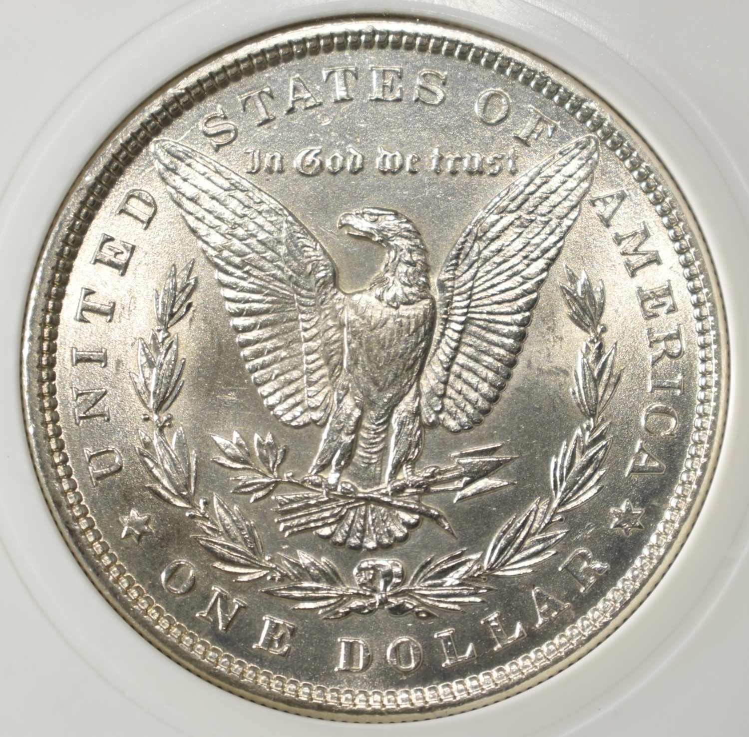 1884 MORGAN DOLLAR PCI SUPERB GEM BU