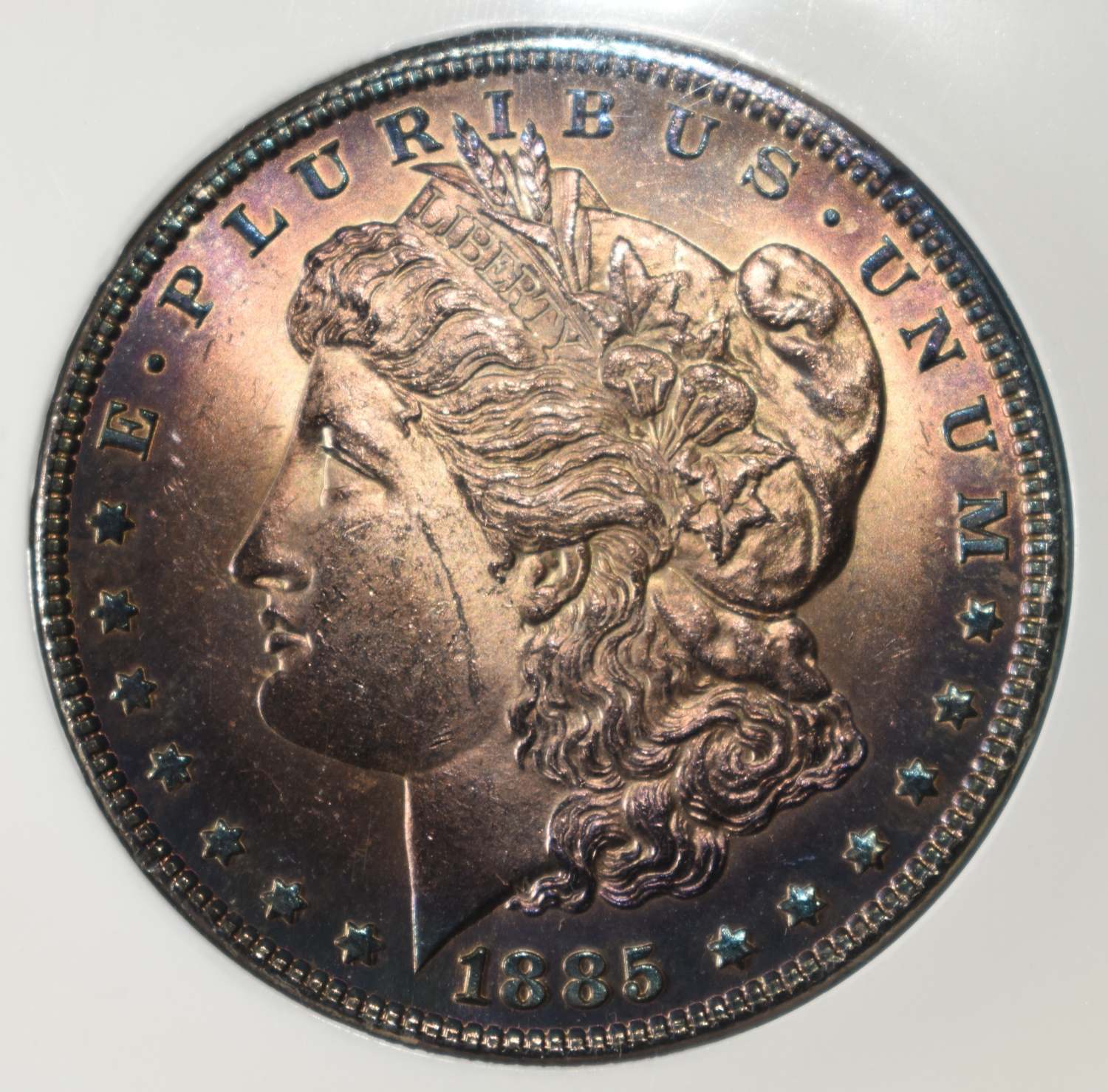1885 MORGAN DOLLAR PCI GEM BU