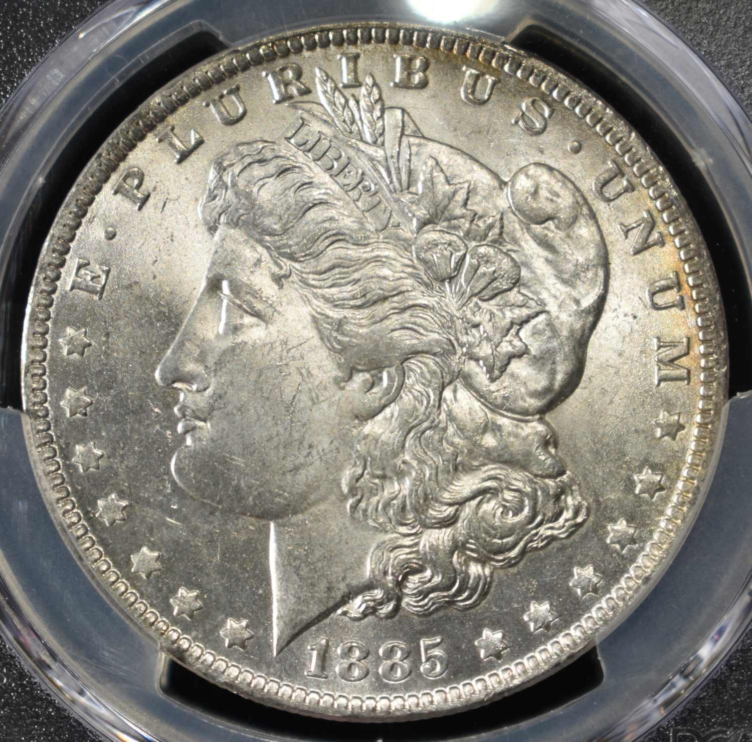 1885-O MORGAN DOLLAR PCGS MS-63