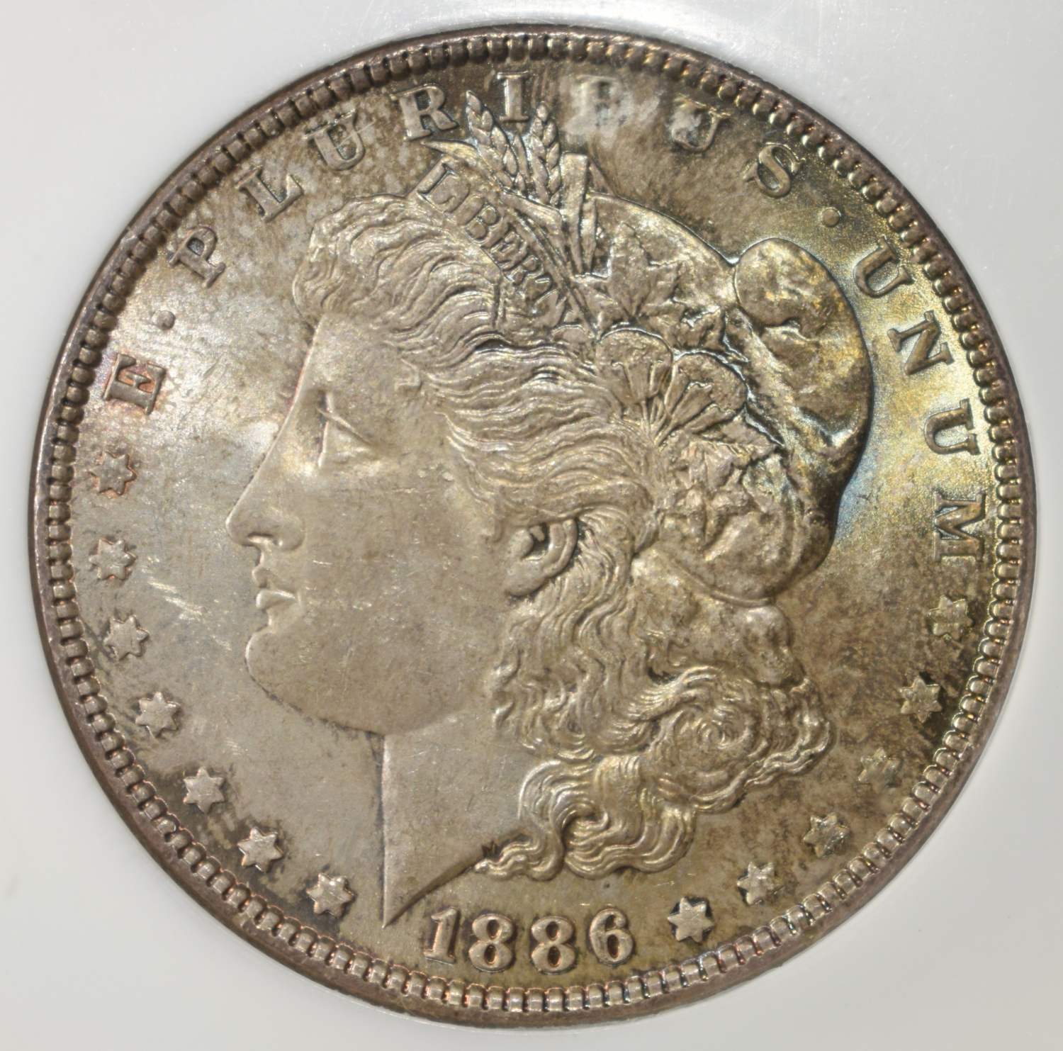 1886 MORGAN DOLLAR PCI SUPERB GEM BU