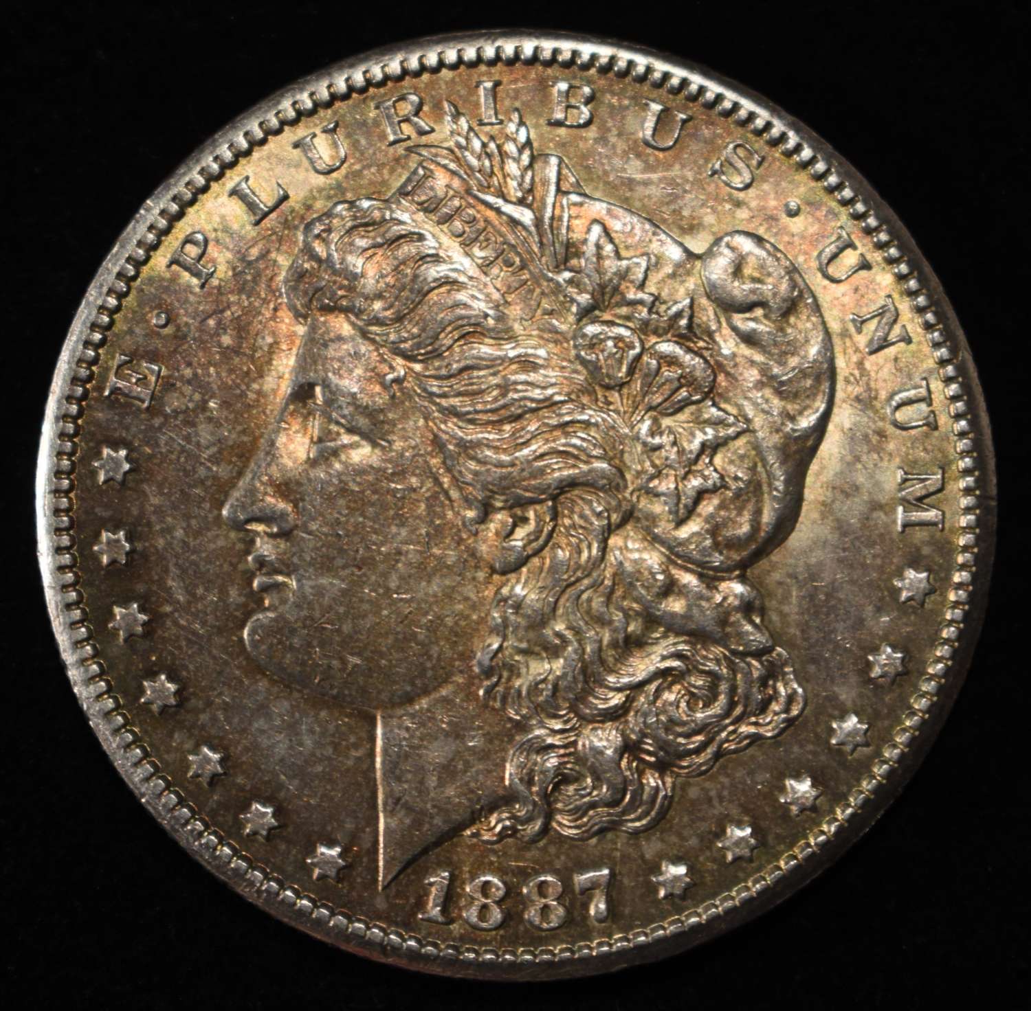1887-S MORGAN DOLLAR CH TO GEM ORIG UNC