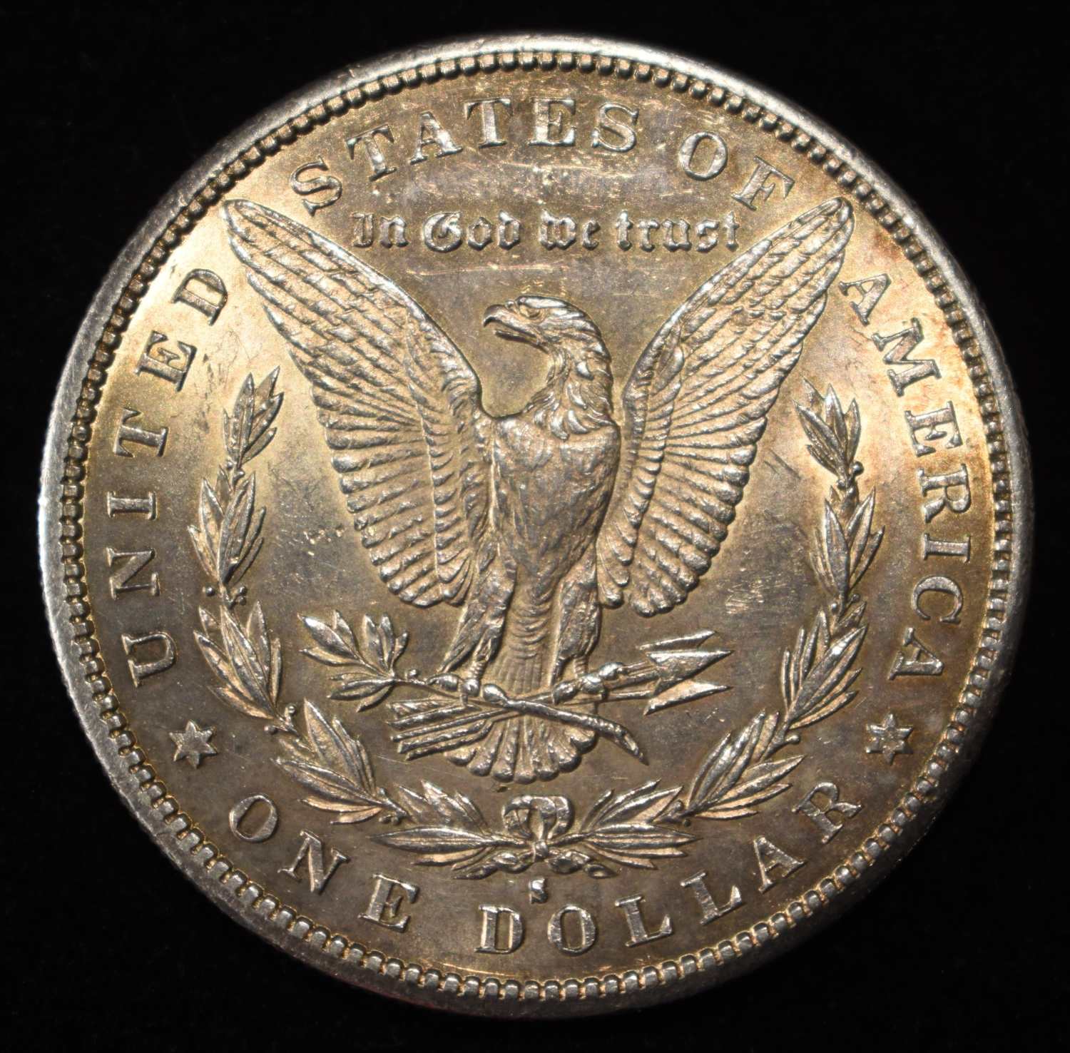 1887-S MORGAN DOLLAR CH TO GEM ORIG UNC