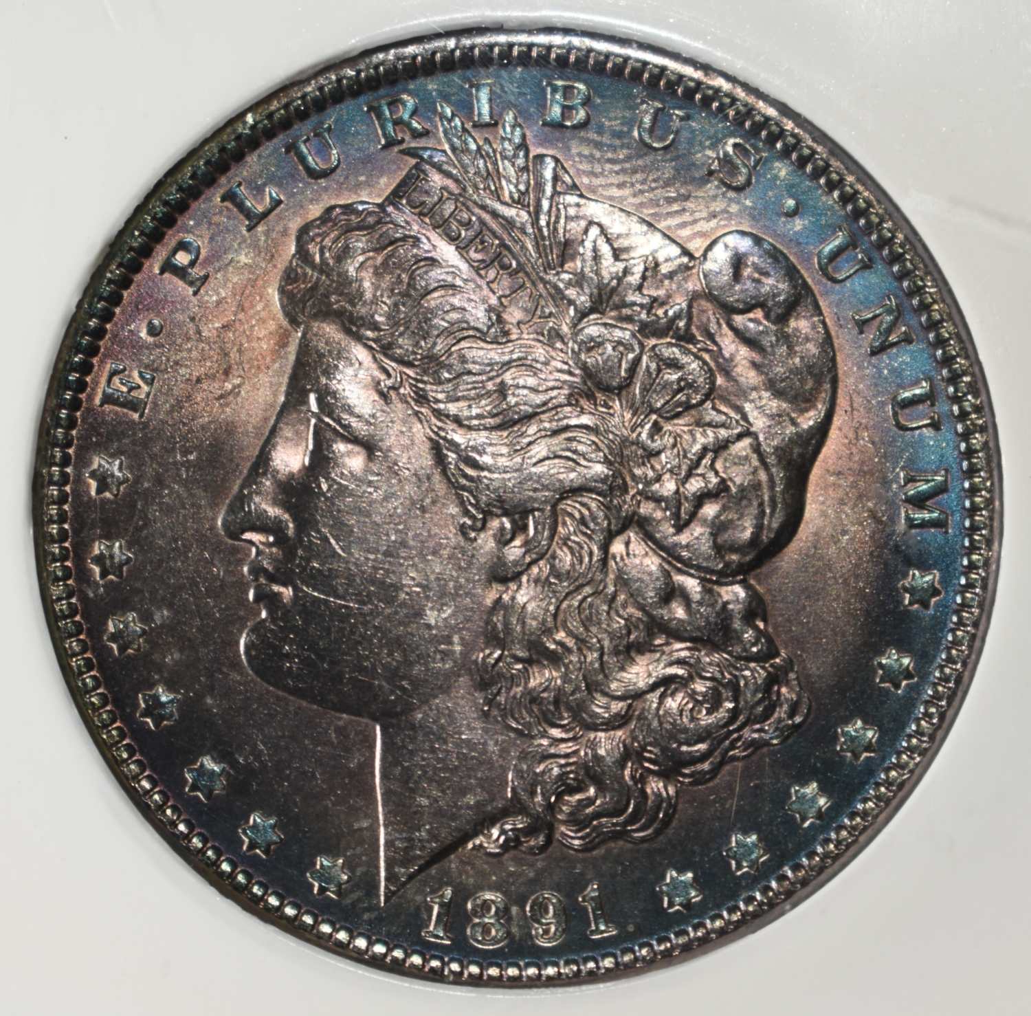 1891 MORGAN DOLLAR PCI GEM BU