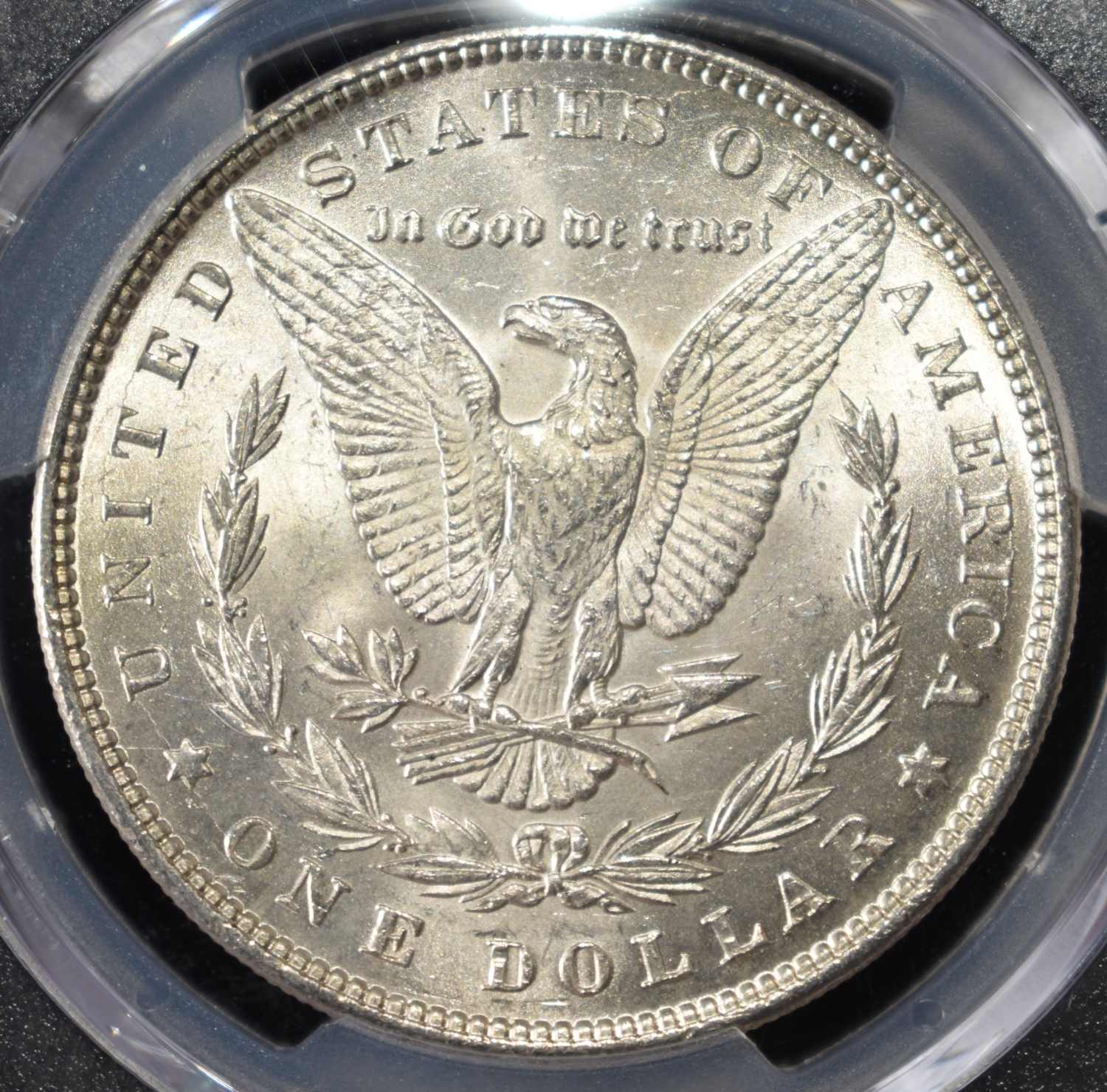 1896 MORGAN DOLLAR PCGS MS62
