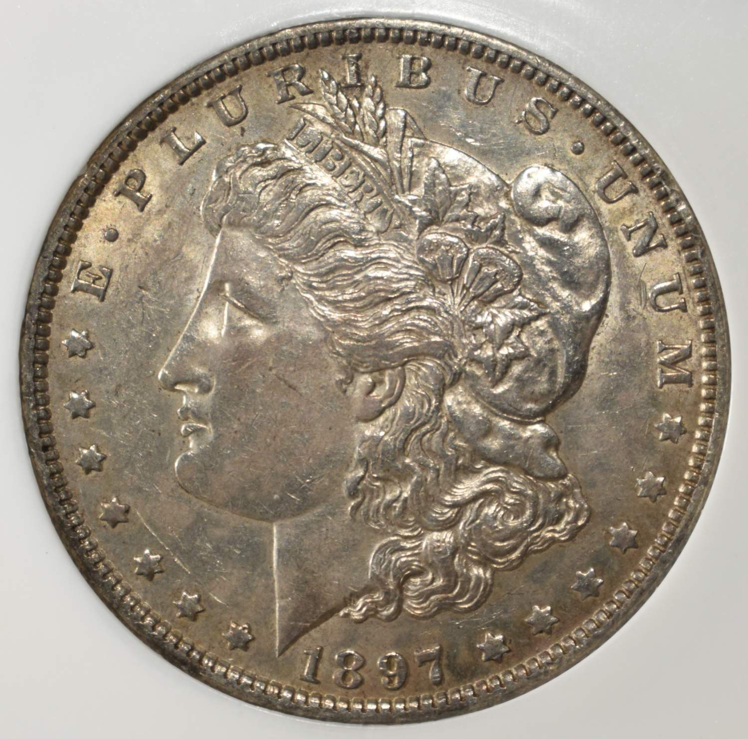 1897-O MORGAN DOLLAR PCI CH BU