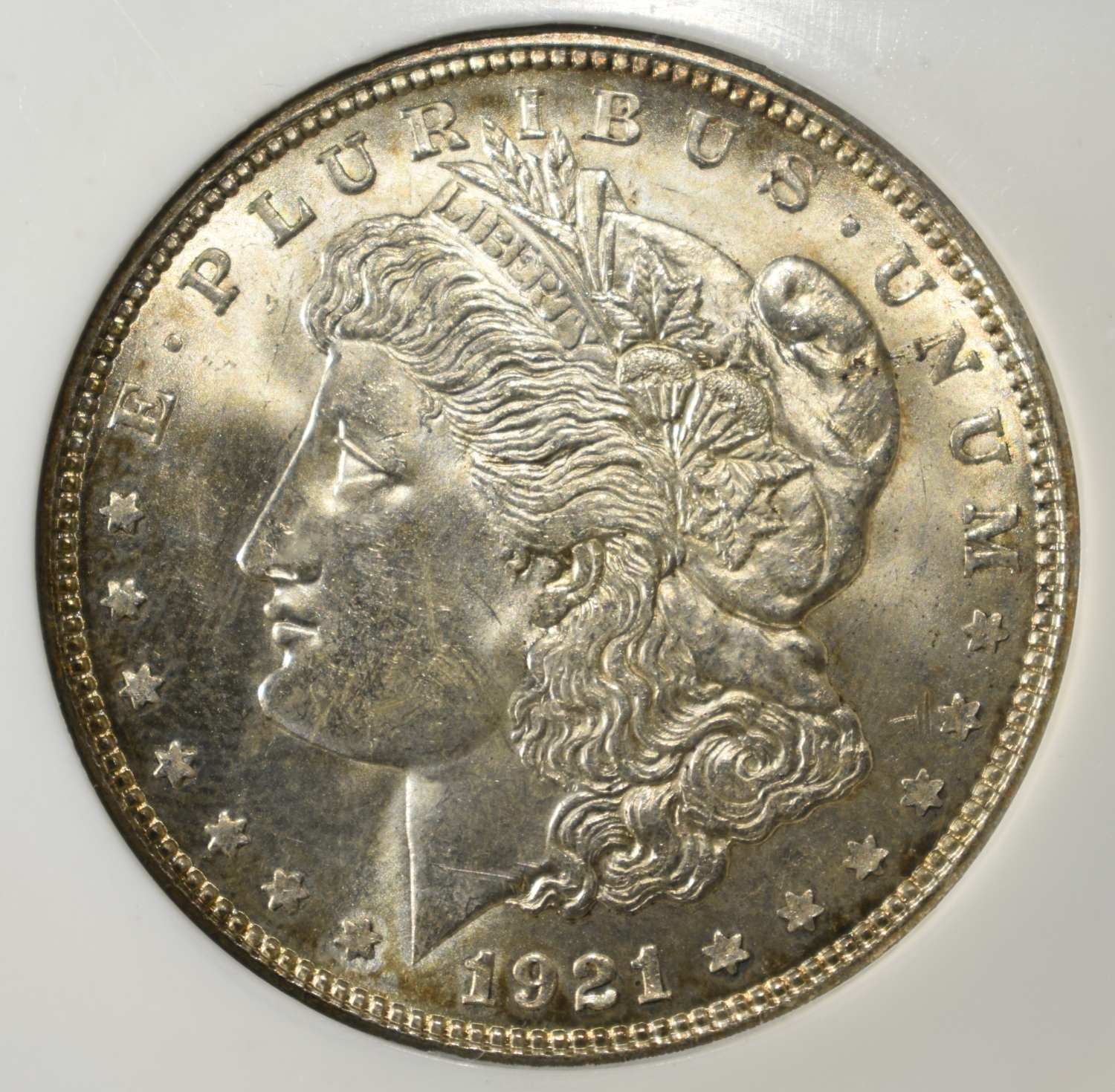 1921-D MORGAN DOLLAR PCI SUPERB GEM BU