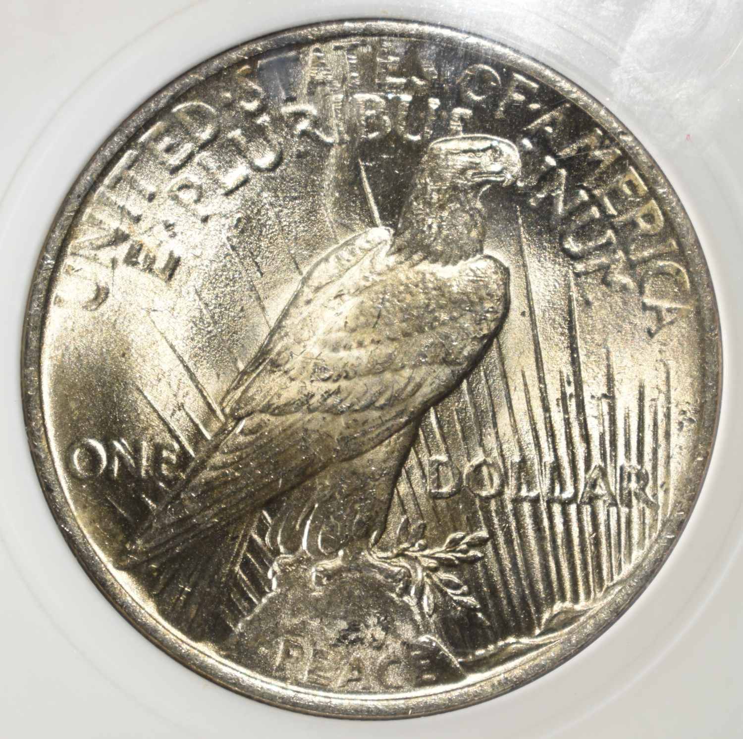 1922 PEACE DOLLAR PCI SUPERB GEM BU