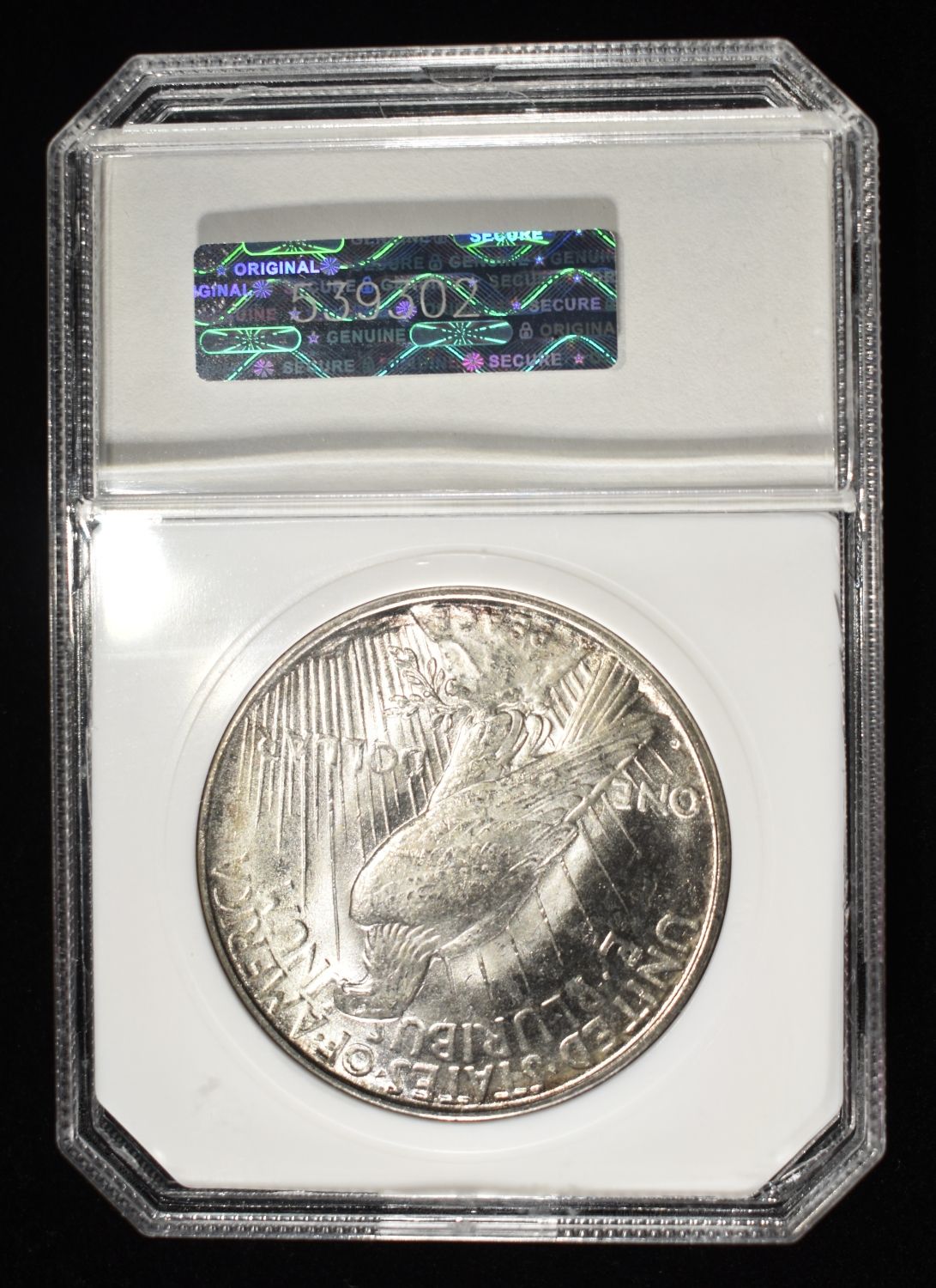 1922-D PEACE DOLLAR PCI SUPERB GEM BU