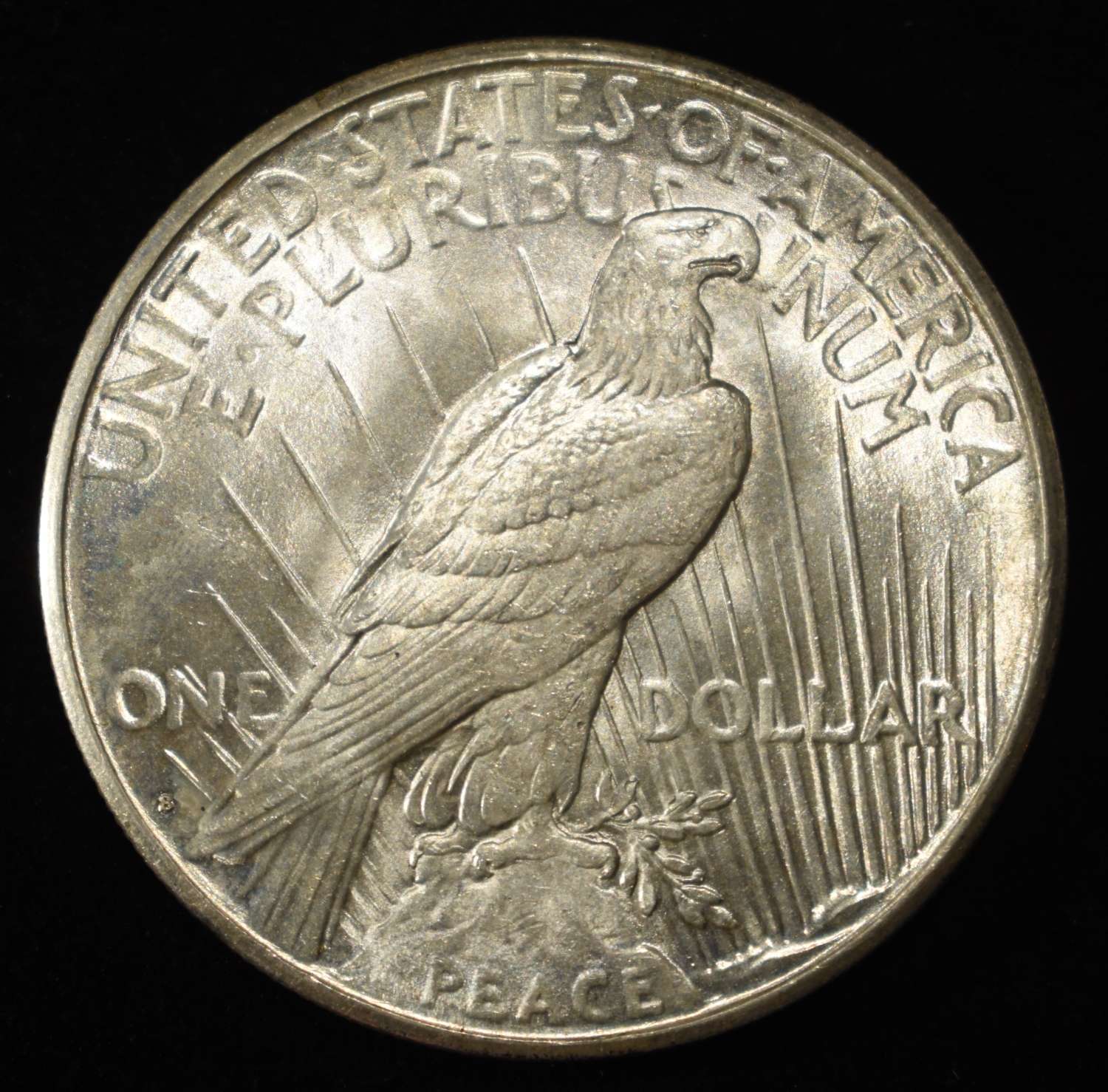 1922-S PEACE DOLLAR CH TO GEM BU