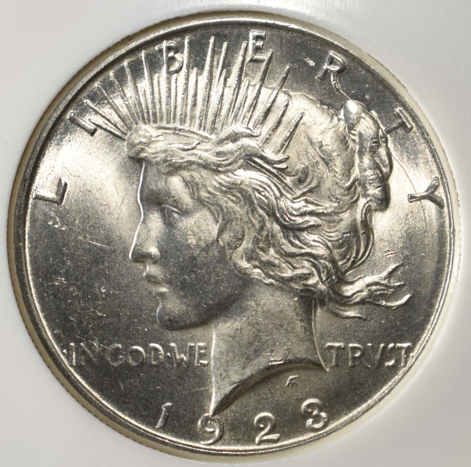1923-S PEACE DOLLAR PCI GEM BU