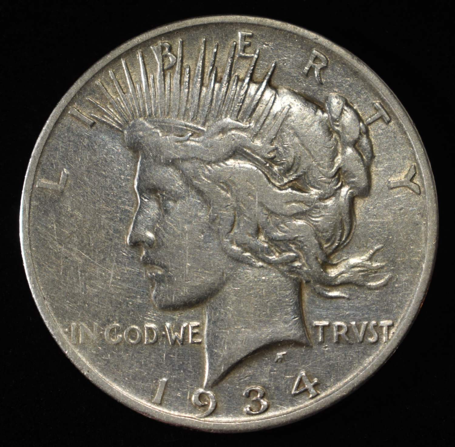 1934-S PEACE DOLLAR VG