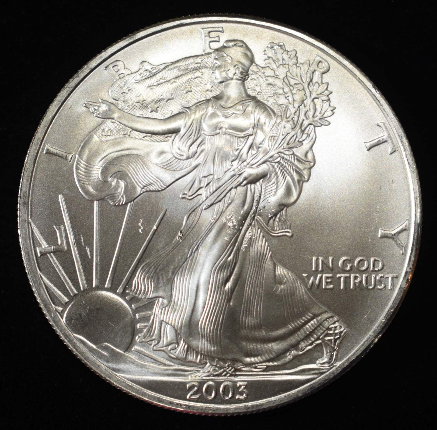 2003 AMERICAN SILVER EAGLE