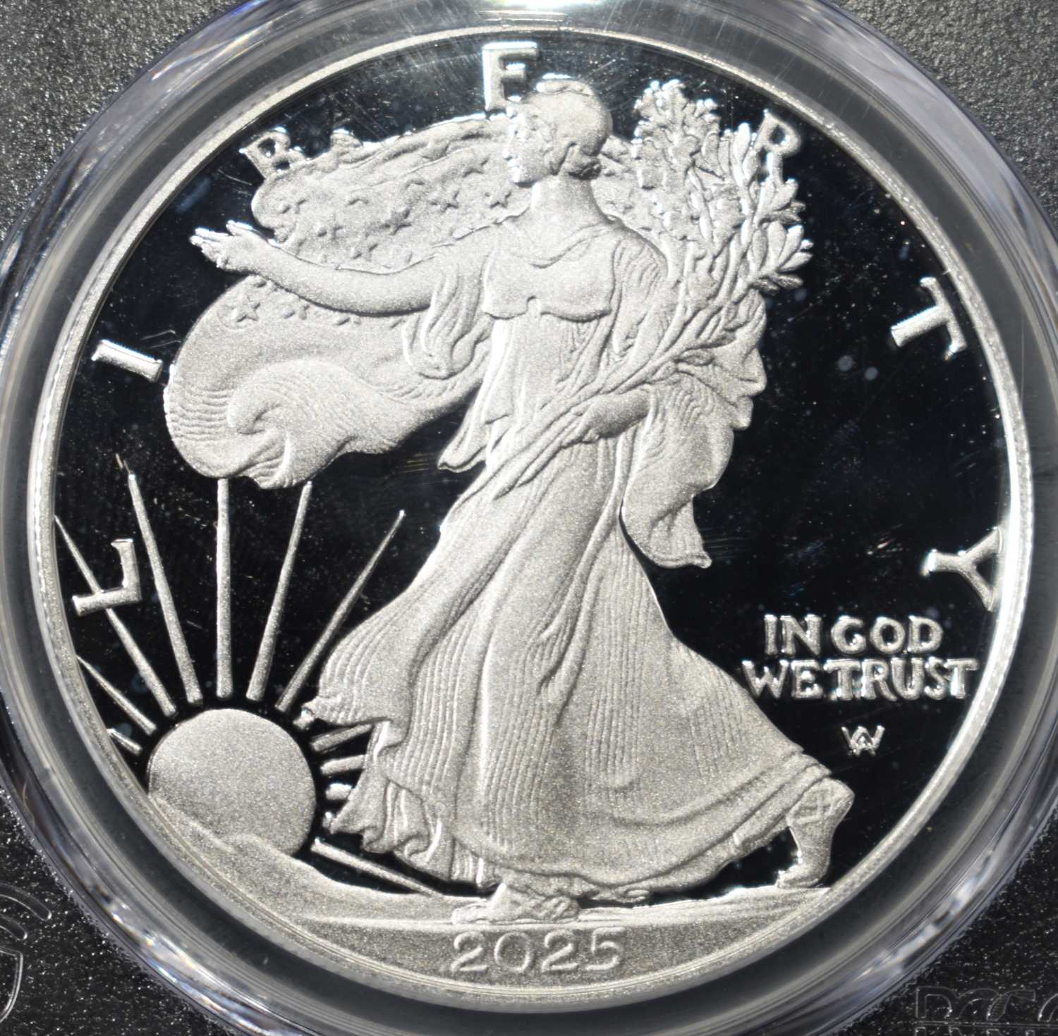 2025-W AMERICAN SILVER EAGLE PCGS PR70 DCAM
