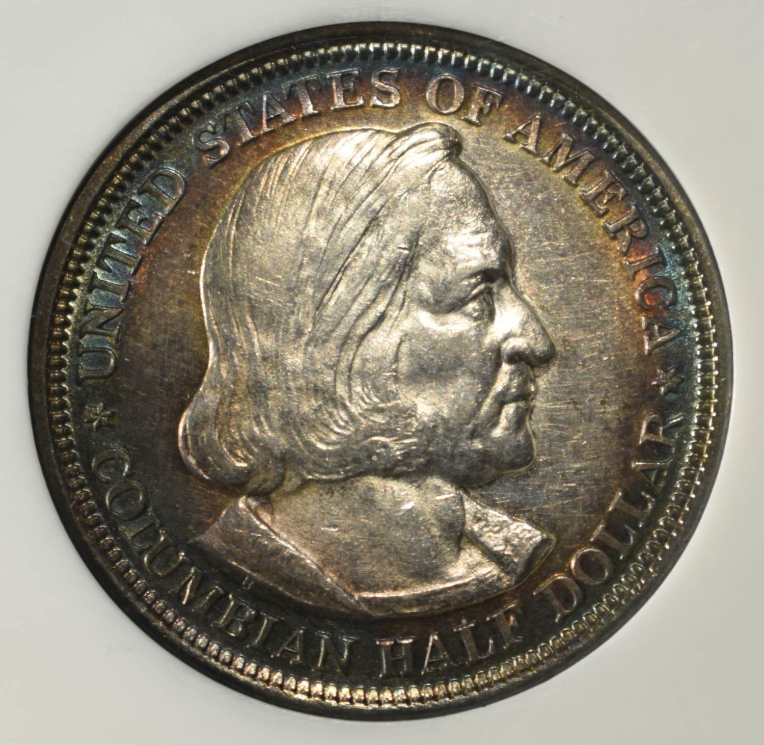 1892 50C COMMEM COLUMBIAN PCI SUPERB GEM BU