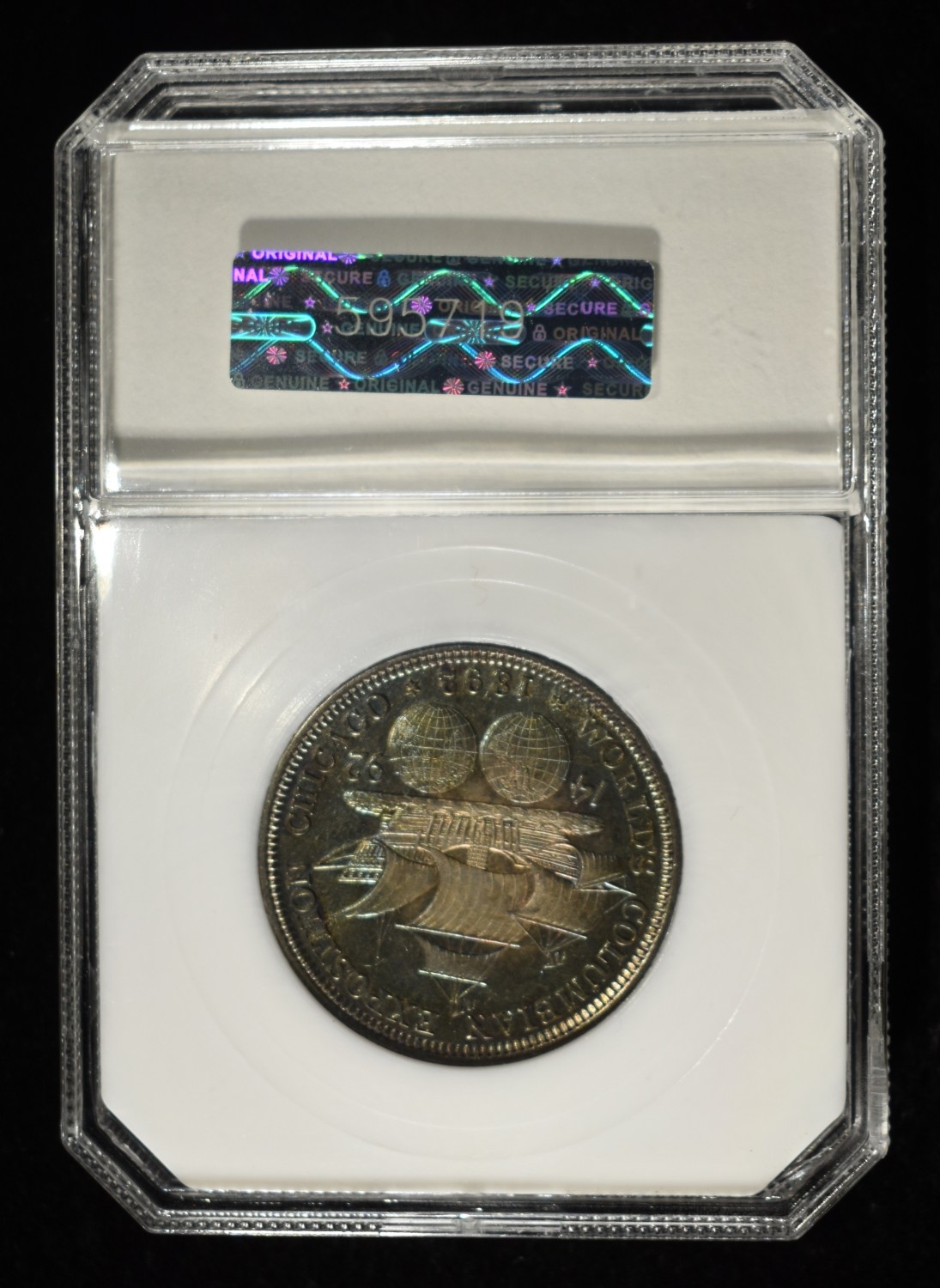1892 50C COMMEM COLUMBIAN PCI SUPERB GEM BU