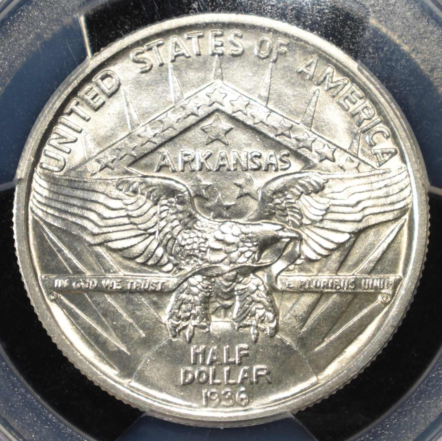1936 50C COMMEM ROBINSON PCGS GENUINE