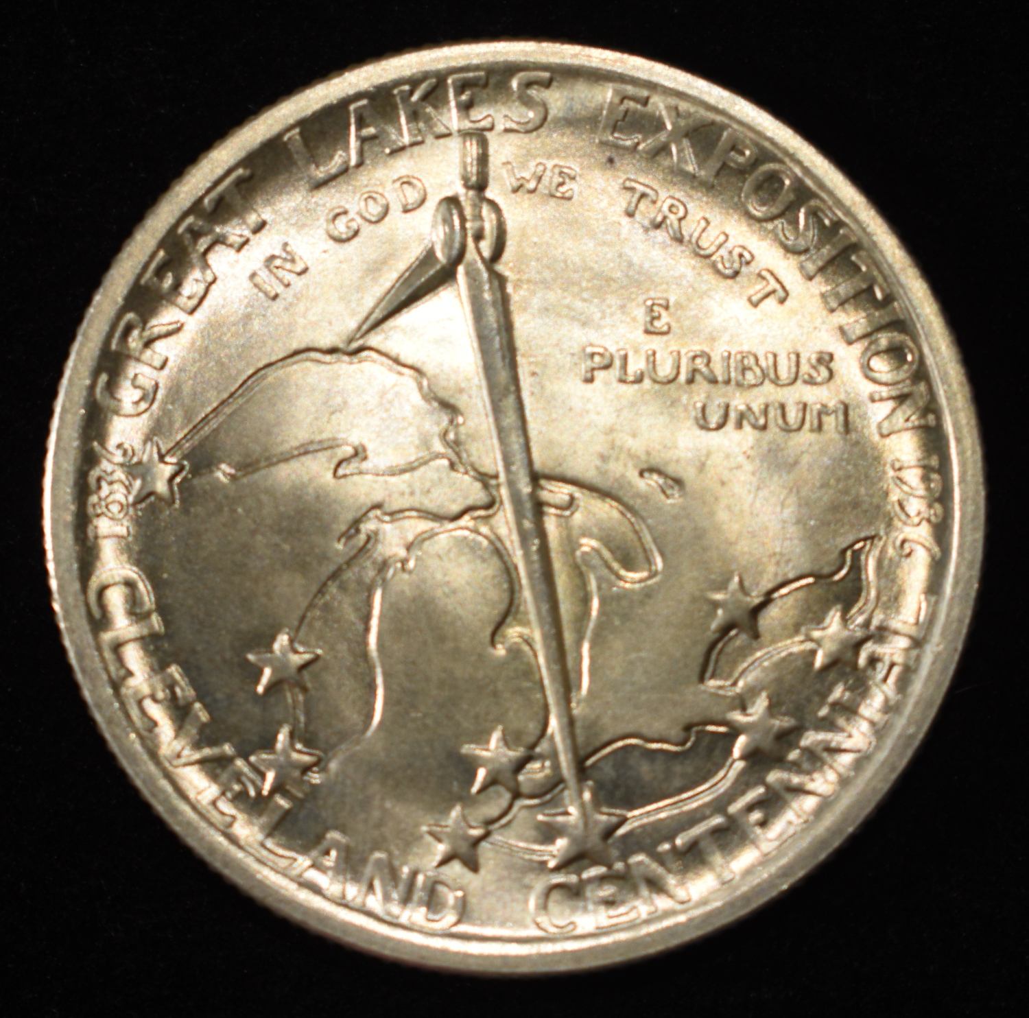 1936 50C COMMEM CLEVELAND GEM BU