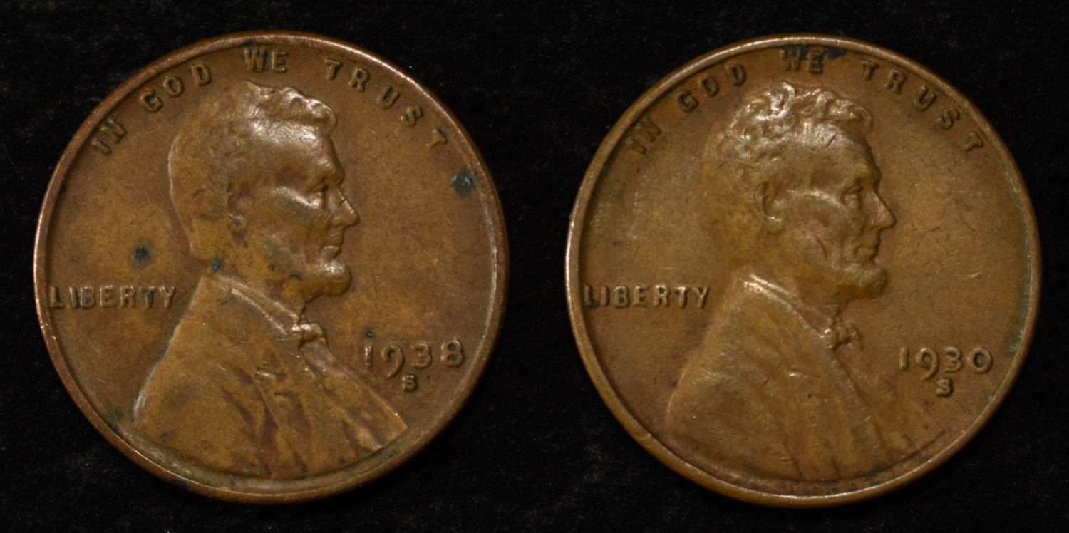 200 "S" MINT WHEAT CENTS