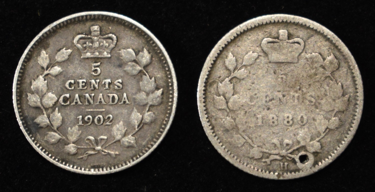 (14) 5C CANADIAN 92.5% SILVER