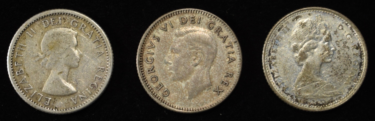 (18) 10C CANADIAN 80% SILVER