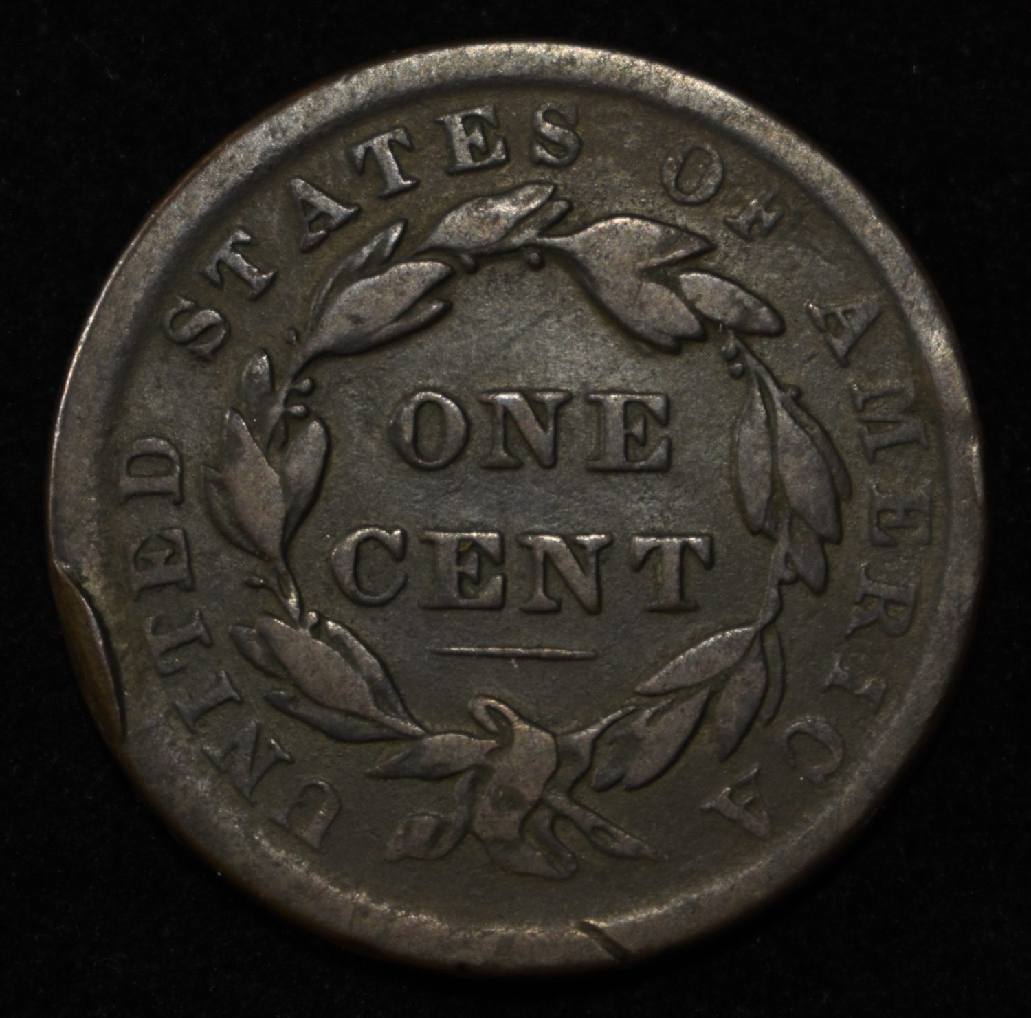 1839 SILLY HEAD LARGE CENT FINE