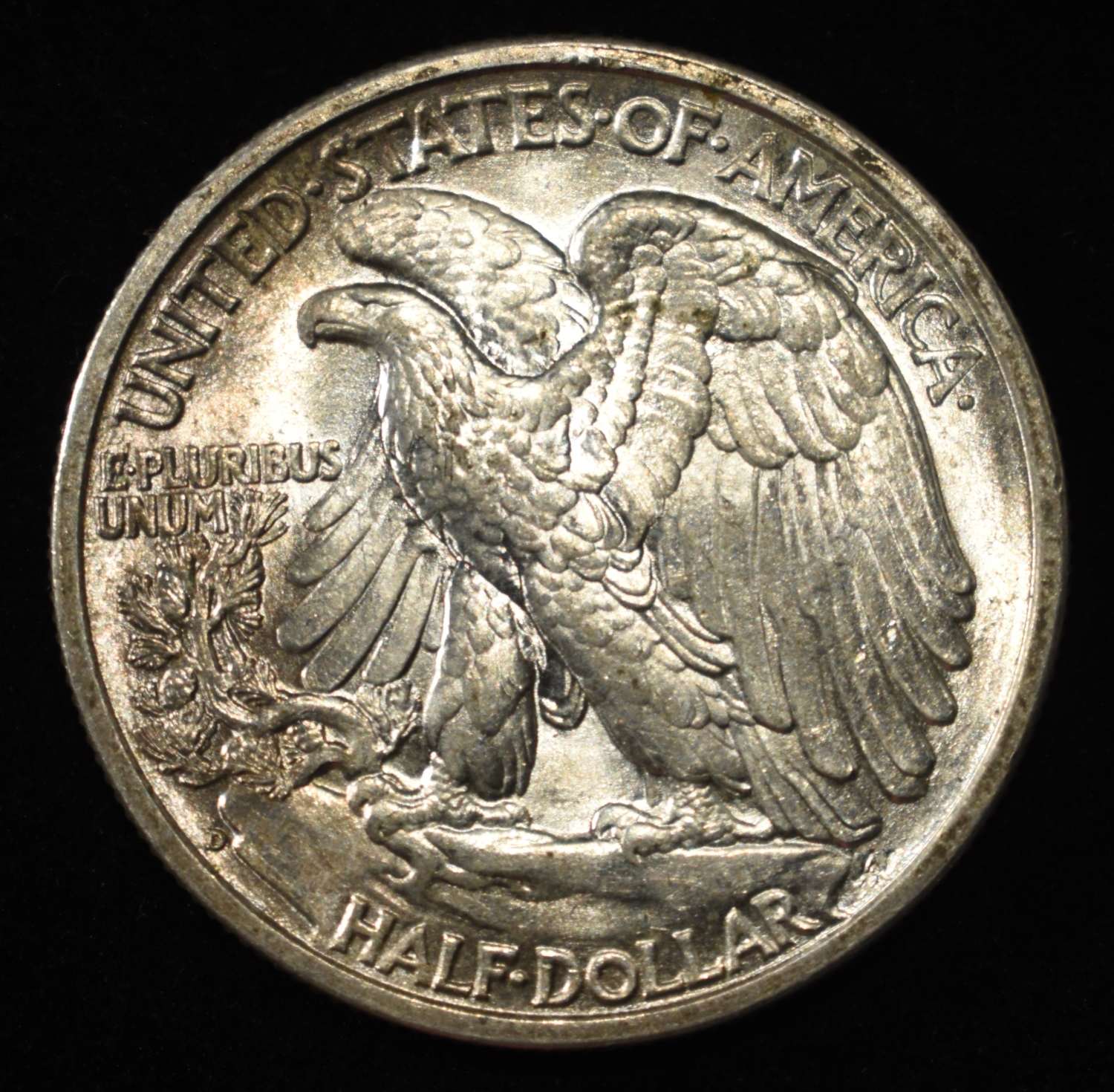 1936-D WALKING LIBERTY HALF DOLLAR BU