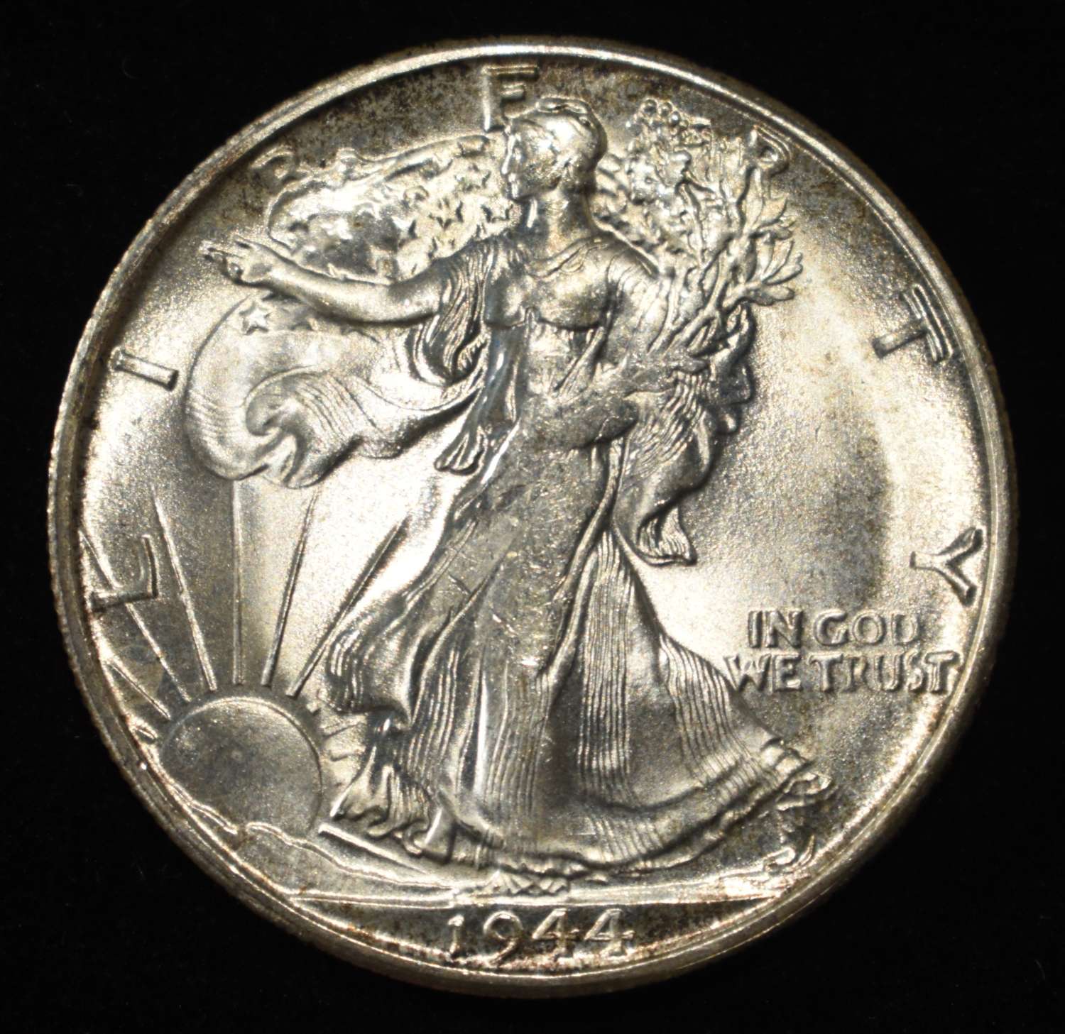 1944-S WALKING LIBERTY HALF DOLLAR CH BU