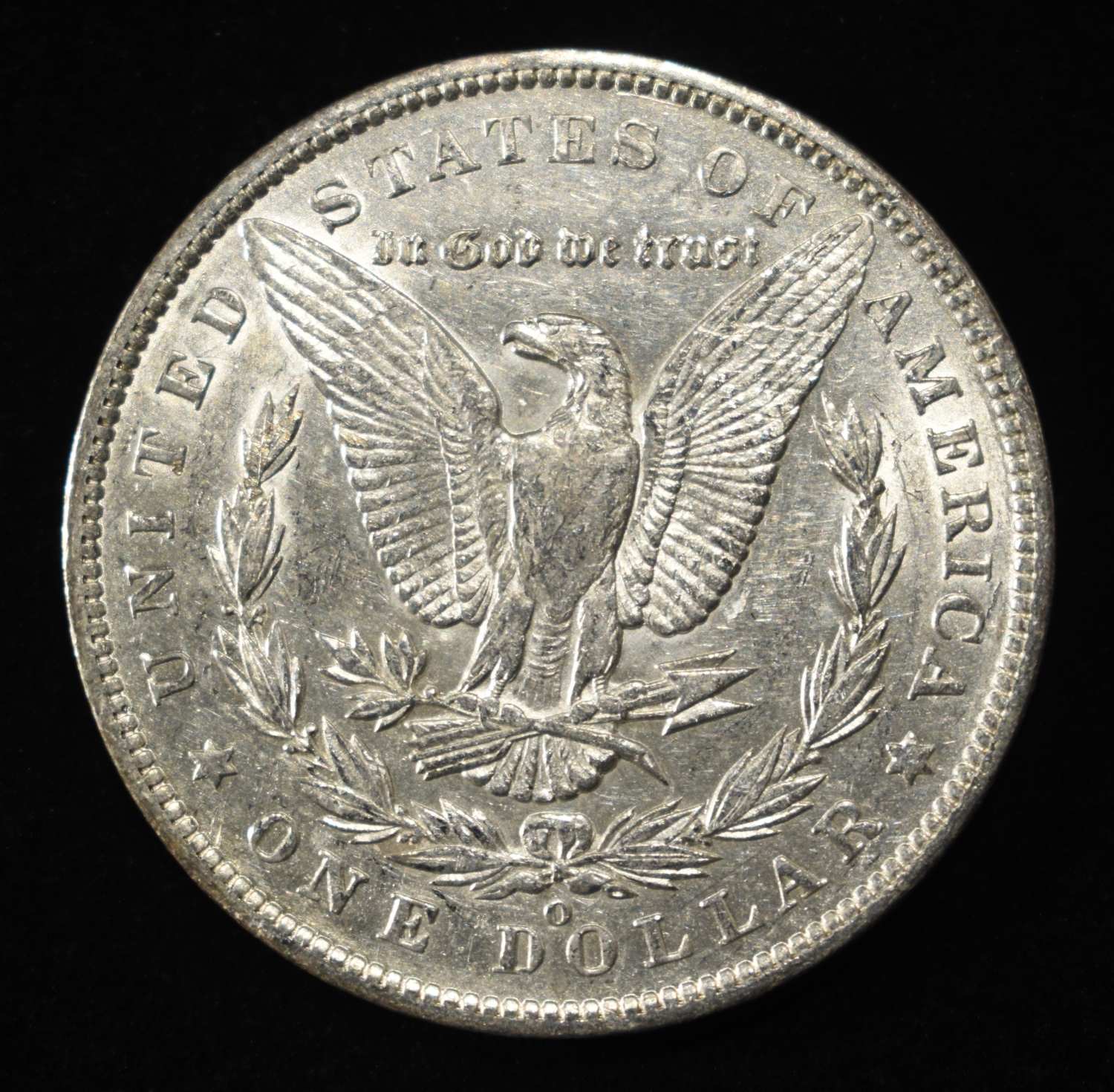 1886-O MORGAN DOLLAR AU