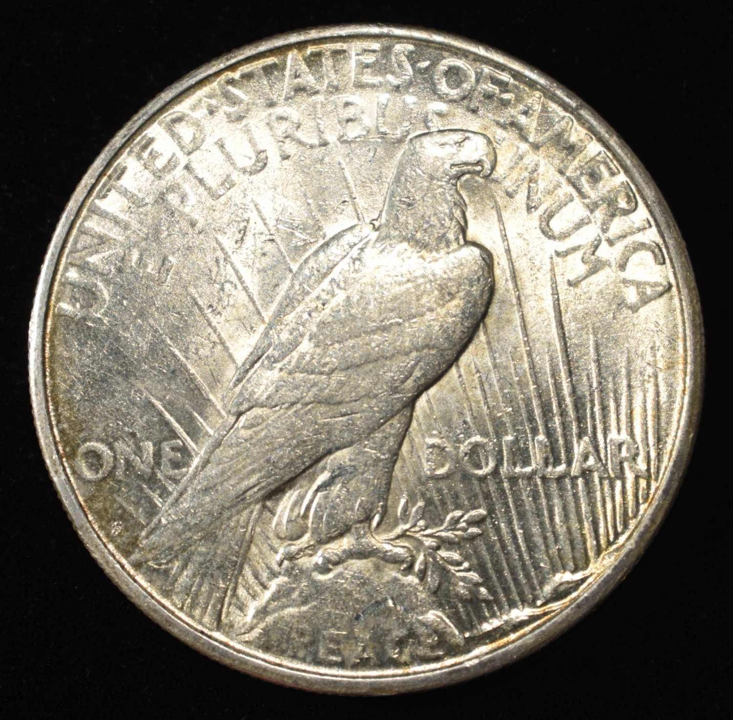 1922-S PEACE DOLLAR AU/BU