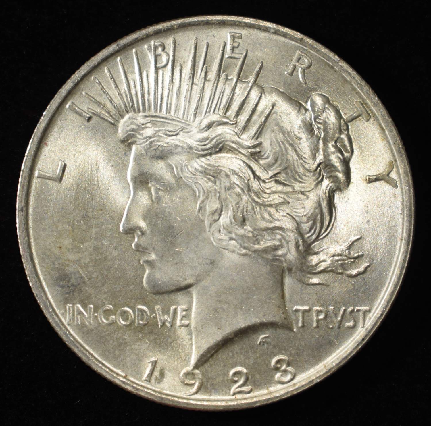 1923 PEACE DOLLAR BU