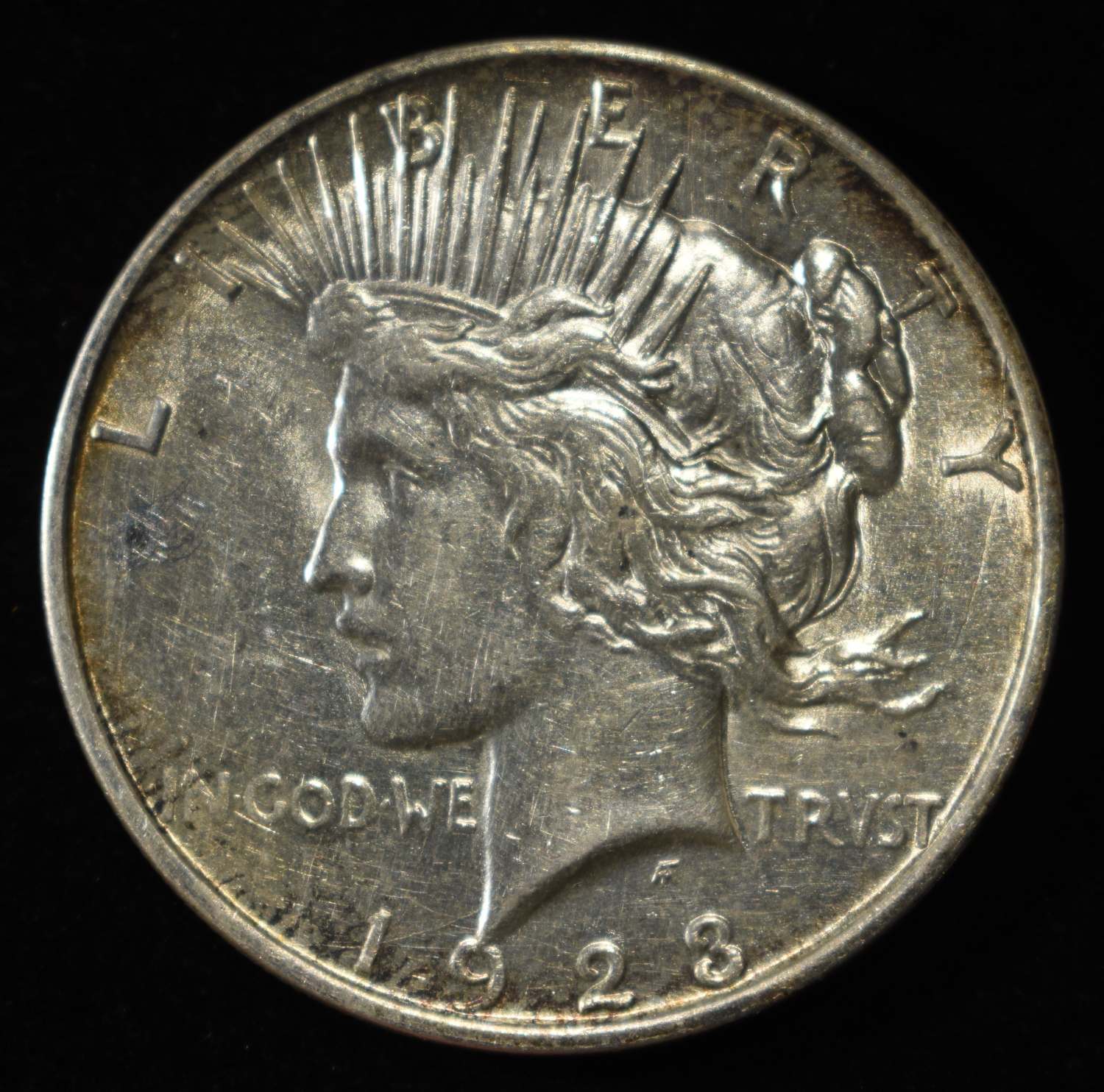 1923-D PEACE DOLLAR AU/BU