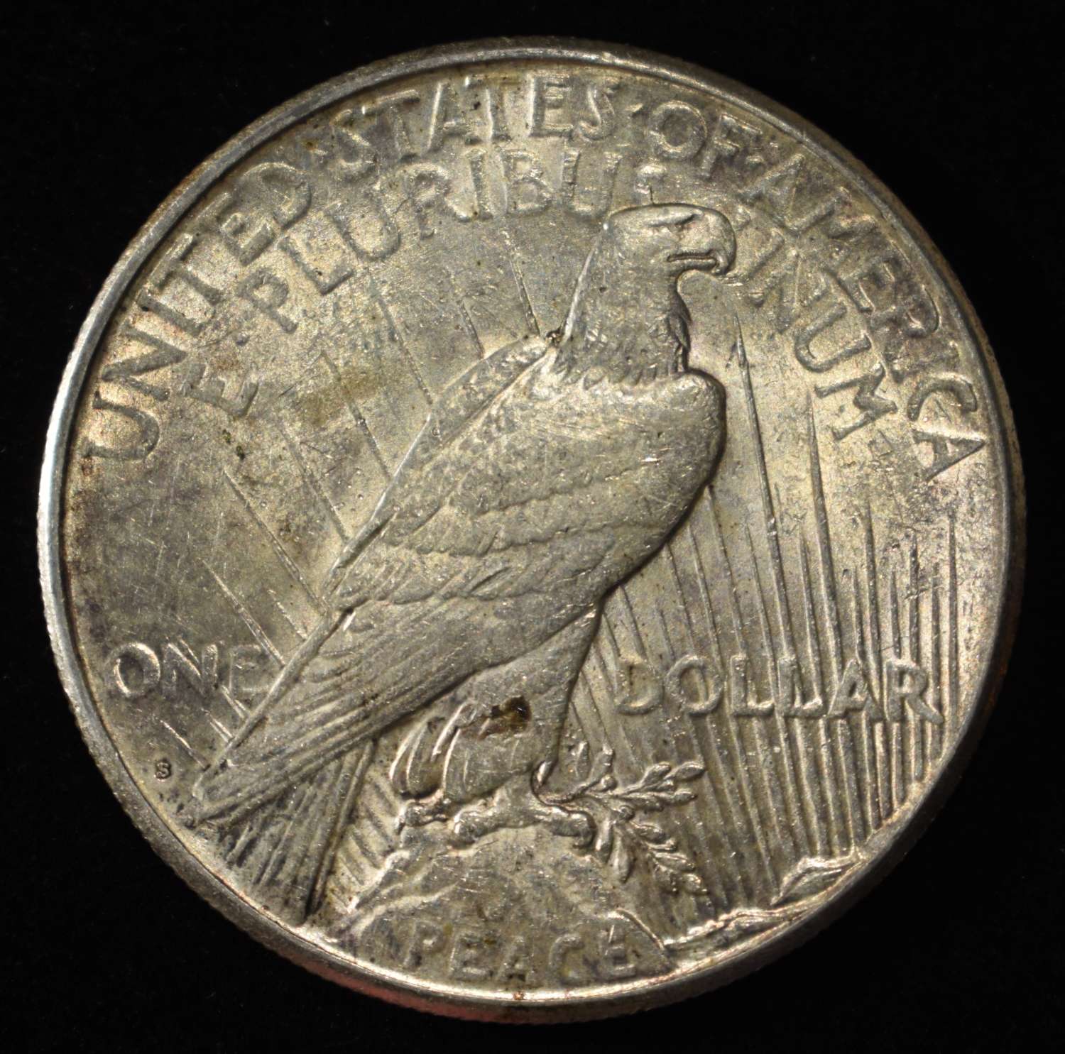 1923-S PEACE DOLLAR AU/BU