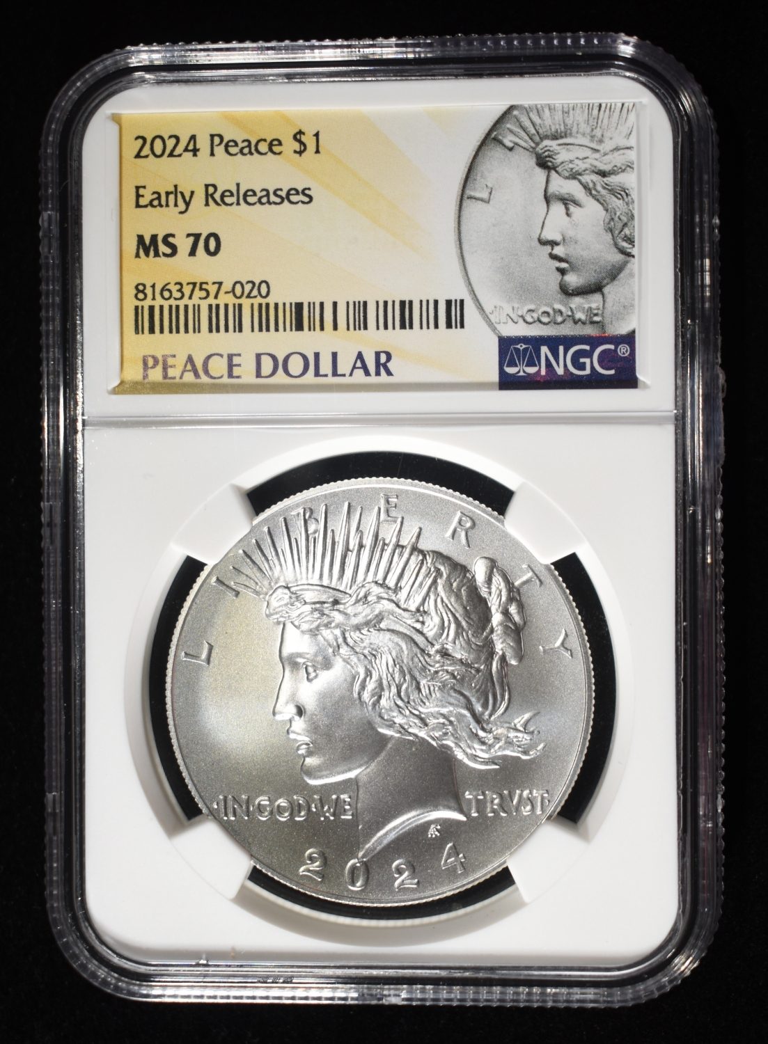 2024 PEACE DOLLAR NGC MS70 EARLY RELEASES