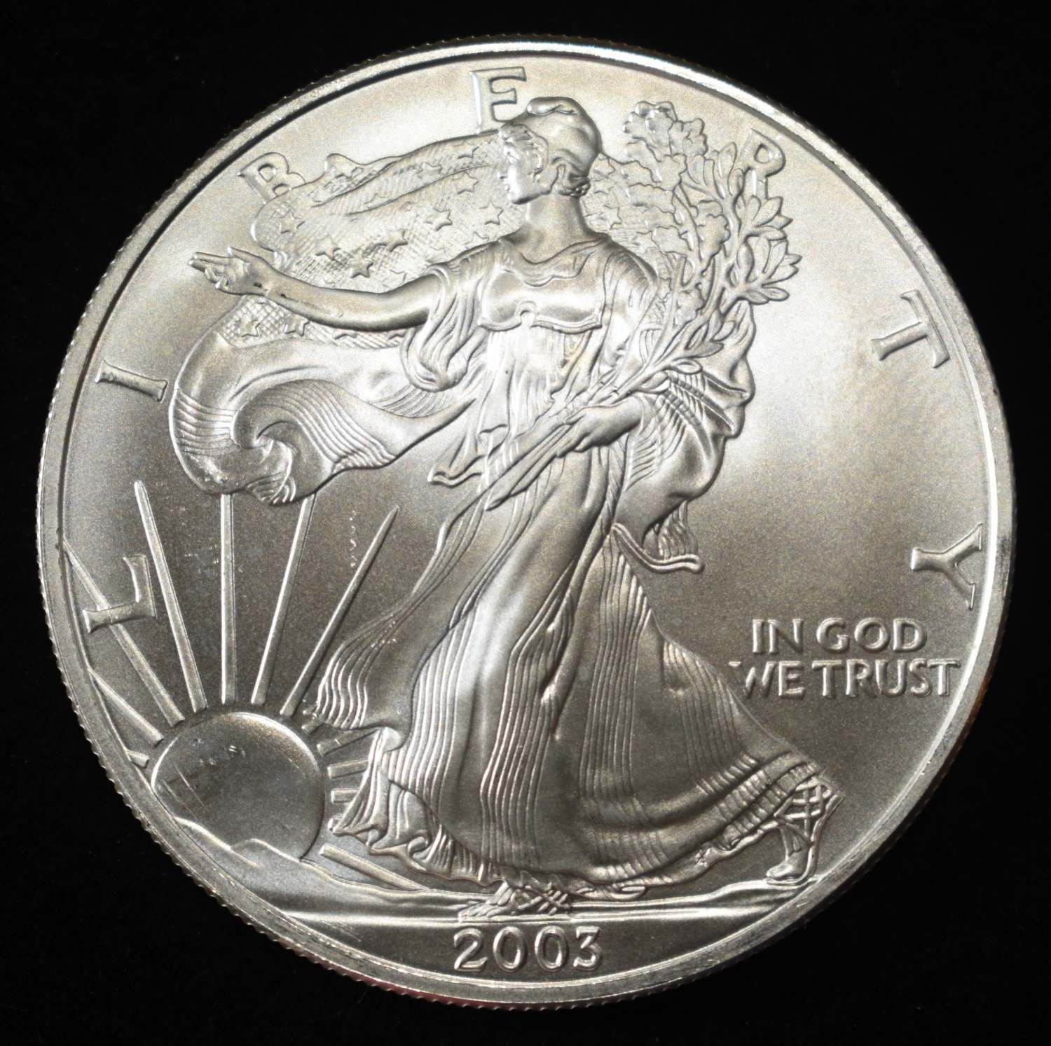 2003 AMERICAN SILVER EAGLE