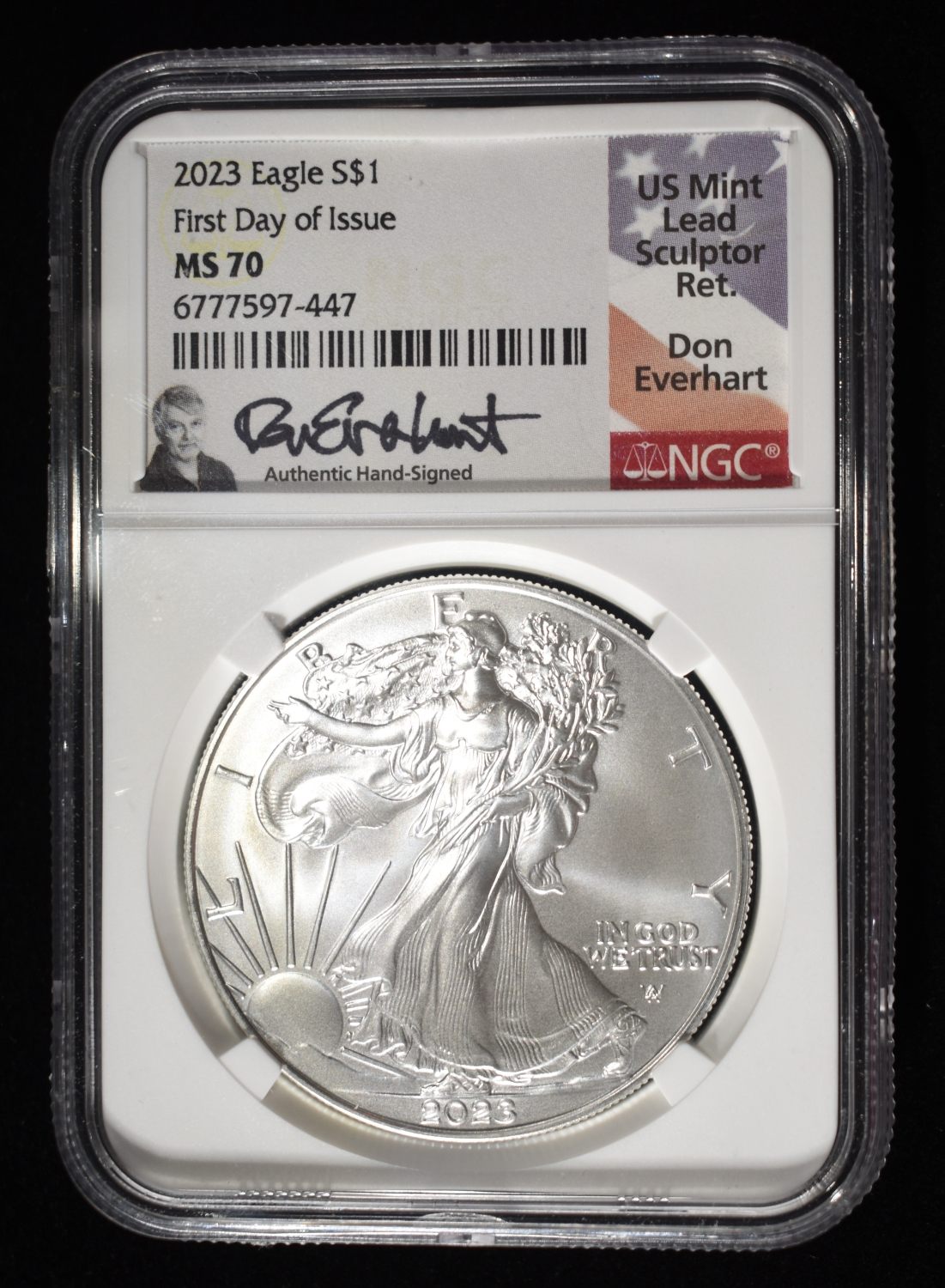 2023 AMERICAN SILVER EAGLE NGC MS70