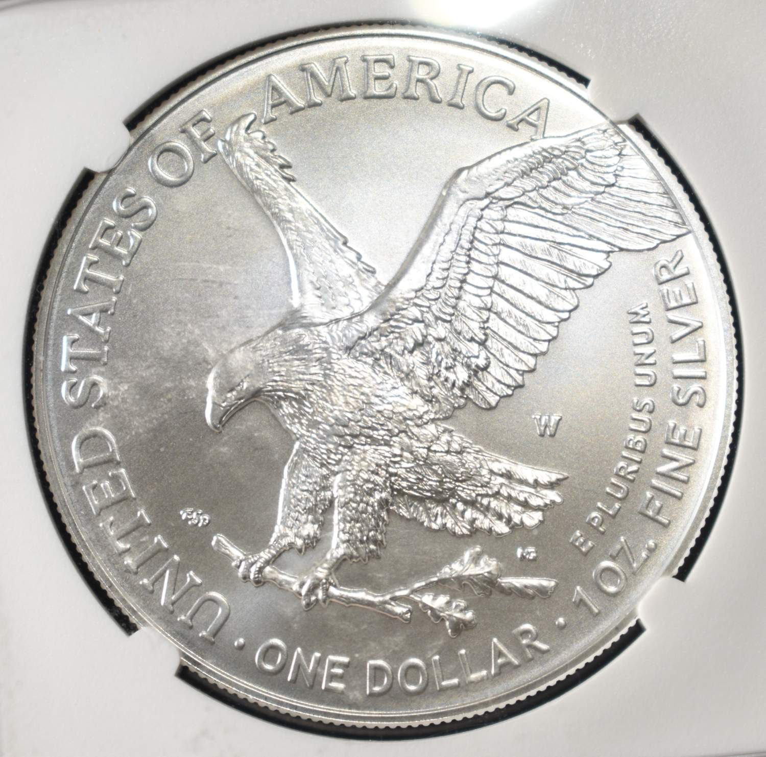 2024-W AMERICAN SILVER EAGLE NGC MS70 BURNISHED