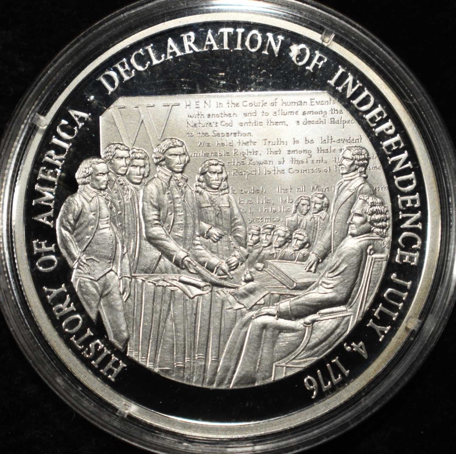 JULY 4TH, 1776 APPROX 0.64 OZ .999 SILVER