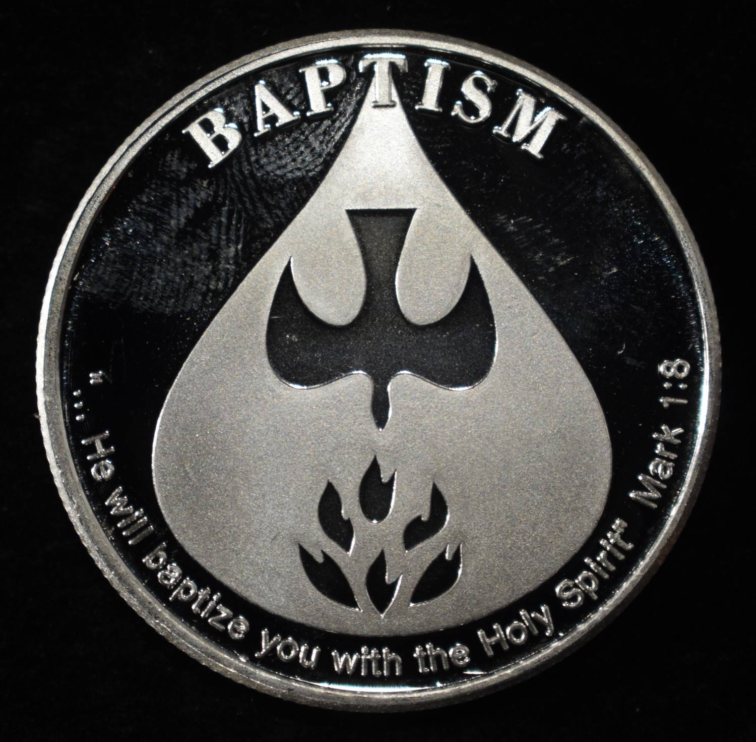 BAPTISM 1 OZ .999 SILVER ROUND