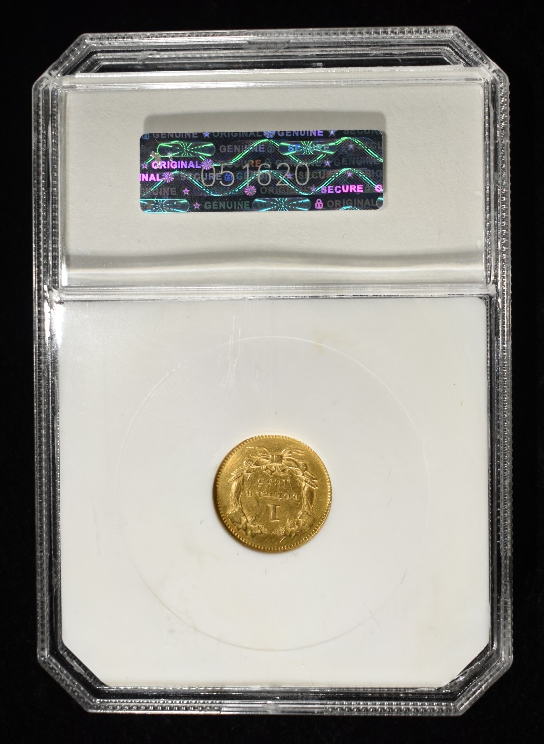 1855 $1 GOLD TYPE-2 PCI BU