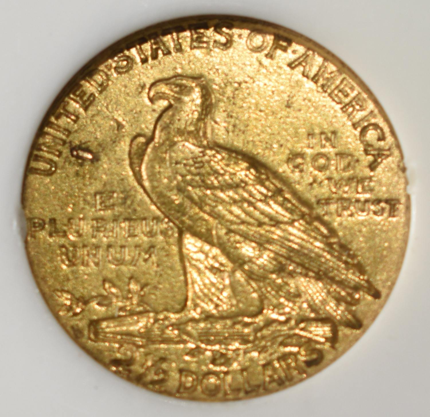 1911-D $2.50 INDIAN GOLD PCI STRONG D BU