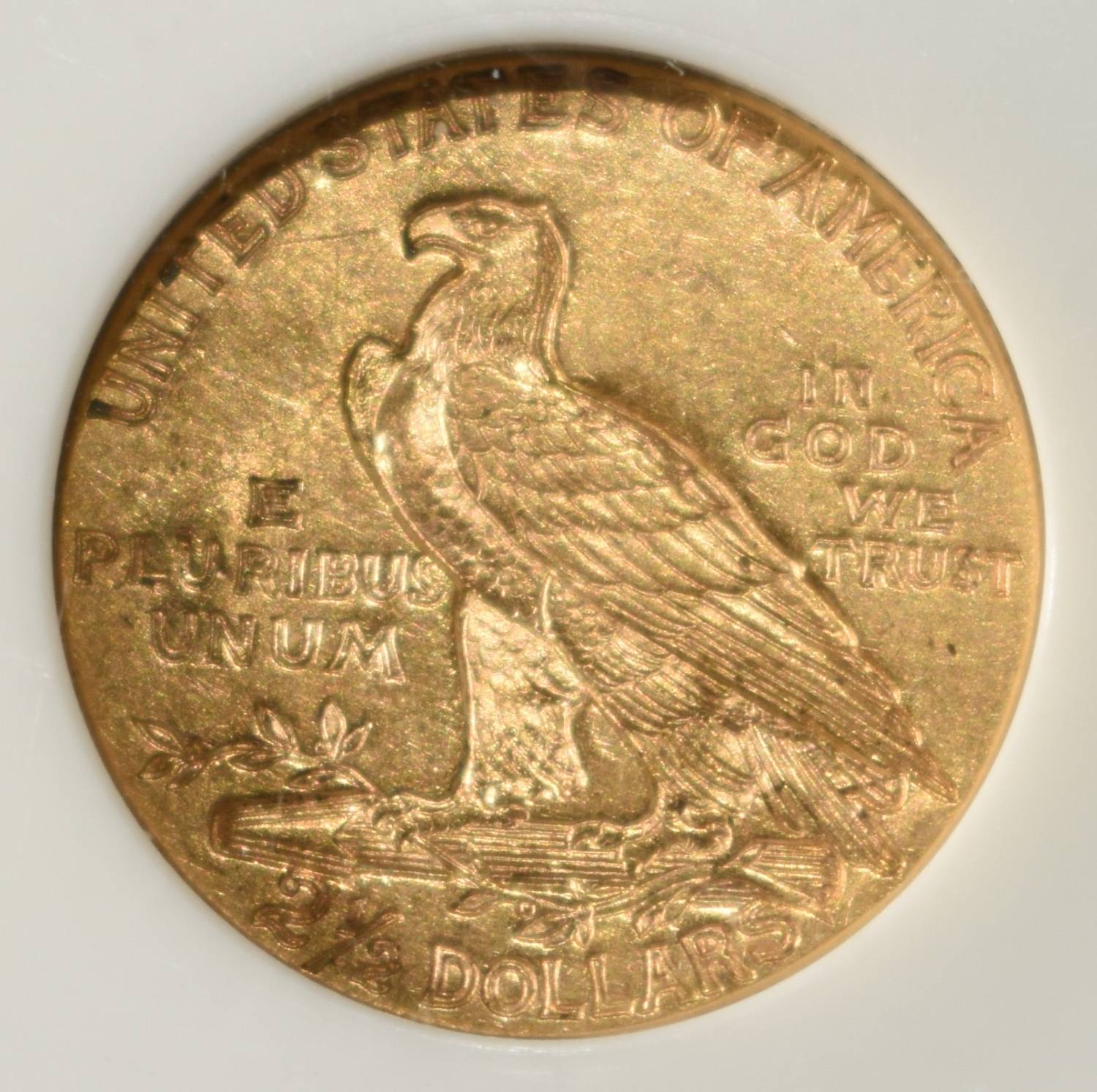 1912 $2.50 INDIAN GOLD PCI CH BU