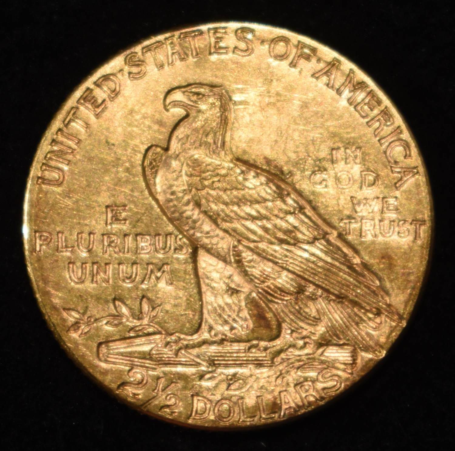1912 $2.50 INDIAN GOLD CH BU