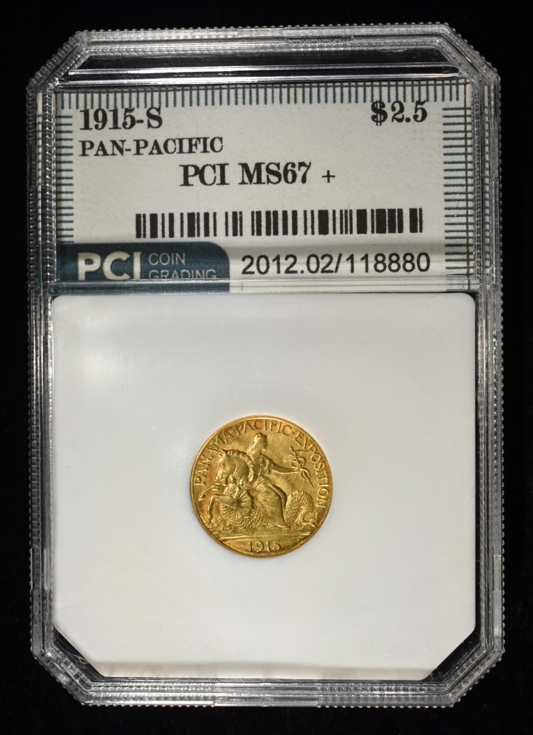 1915-S PAN-PACIFIC PCI SUPERB GEM BU