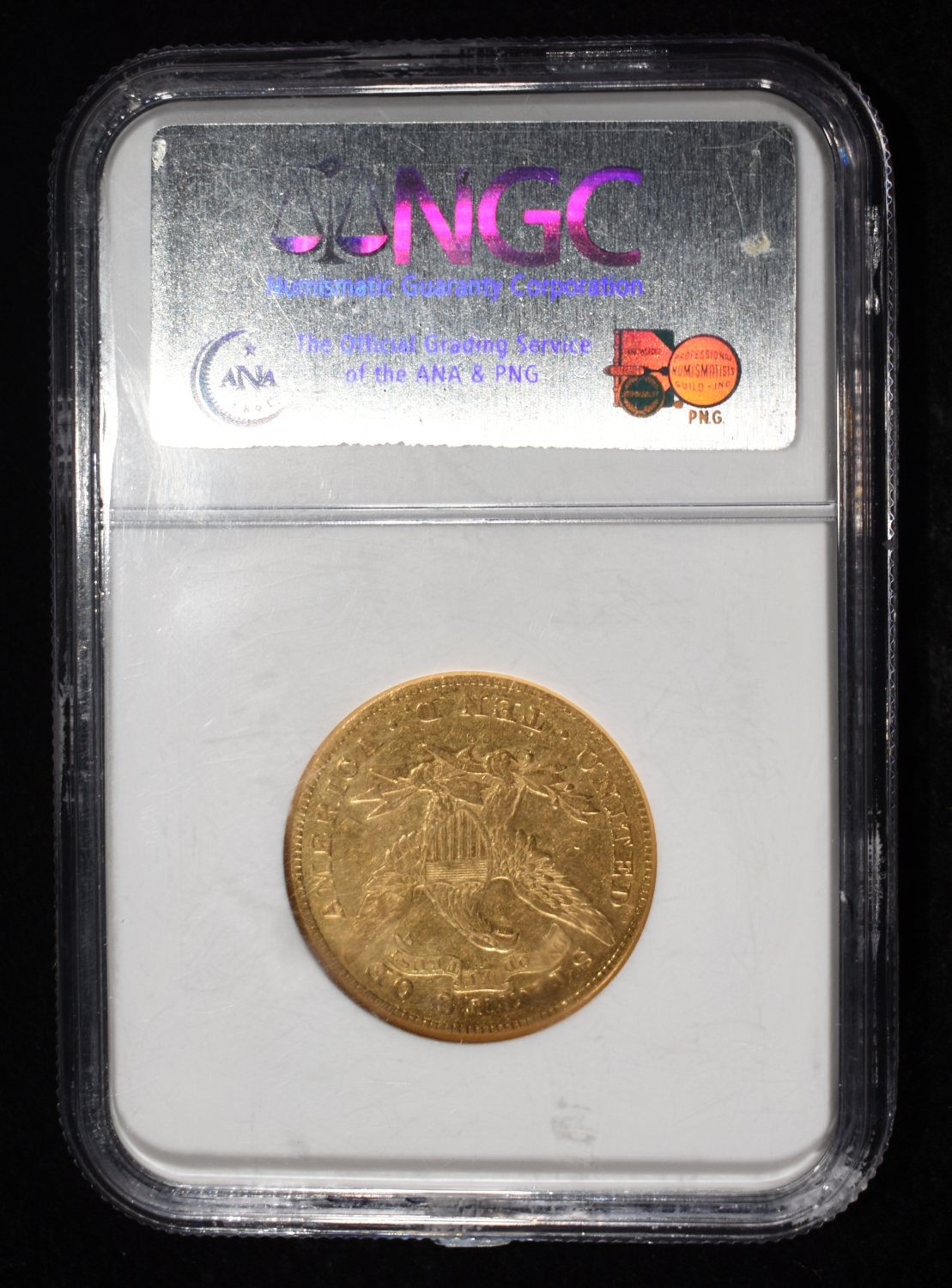 1875-CC $10 GOLD LIBERTY NGC XF-45