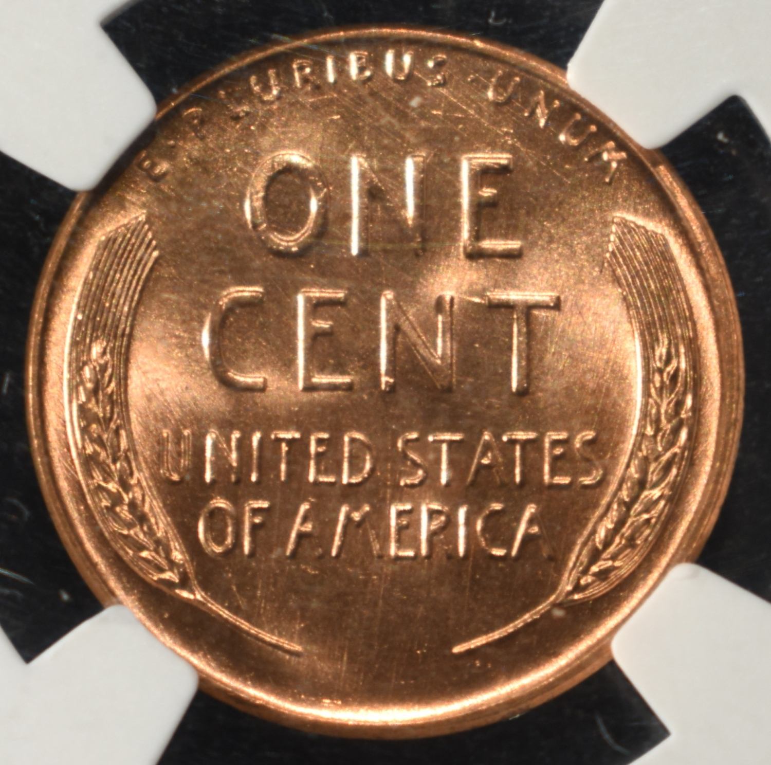 1958-D WHEAT CENT NGC MS67 RD