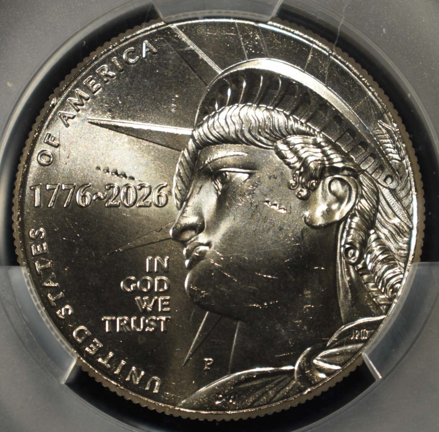1776-2026-P 50C ENDURING LIBERTY CAC MS62