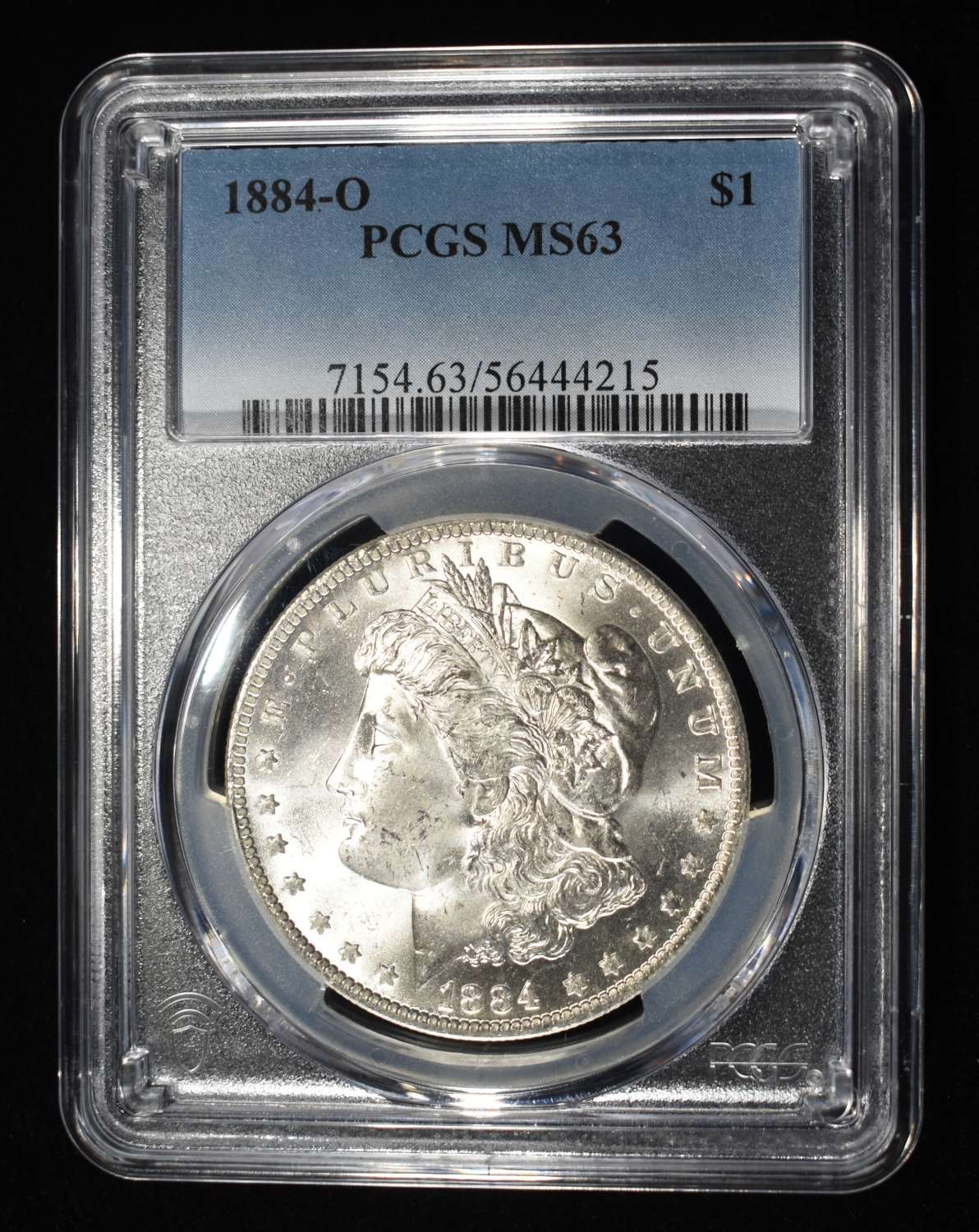 1884-O MORGAN DOLLAR PCGS MS63