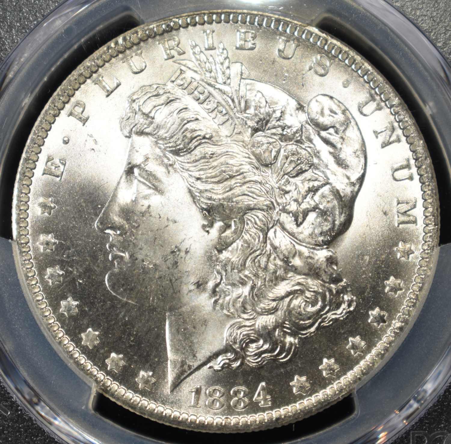 1884-O MORGAN DOLLAR PCGS MS63