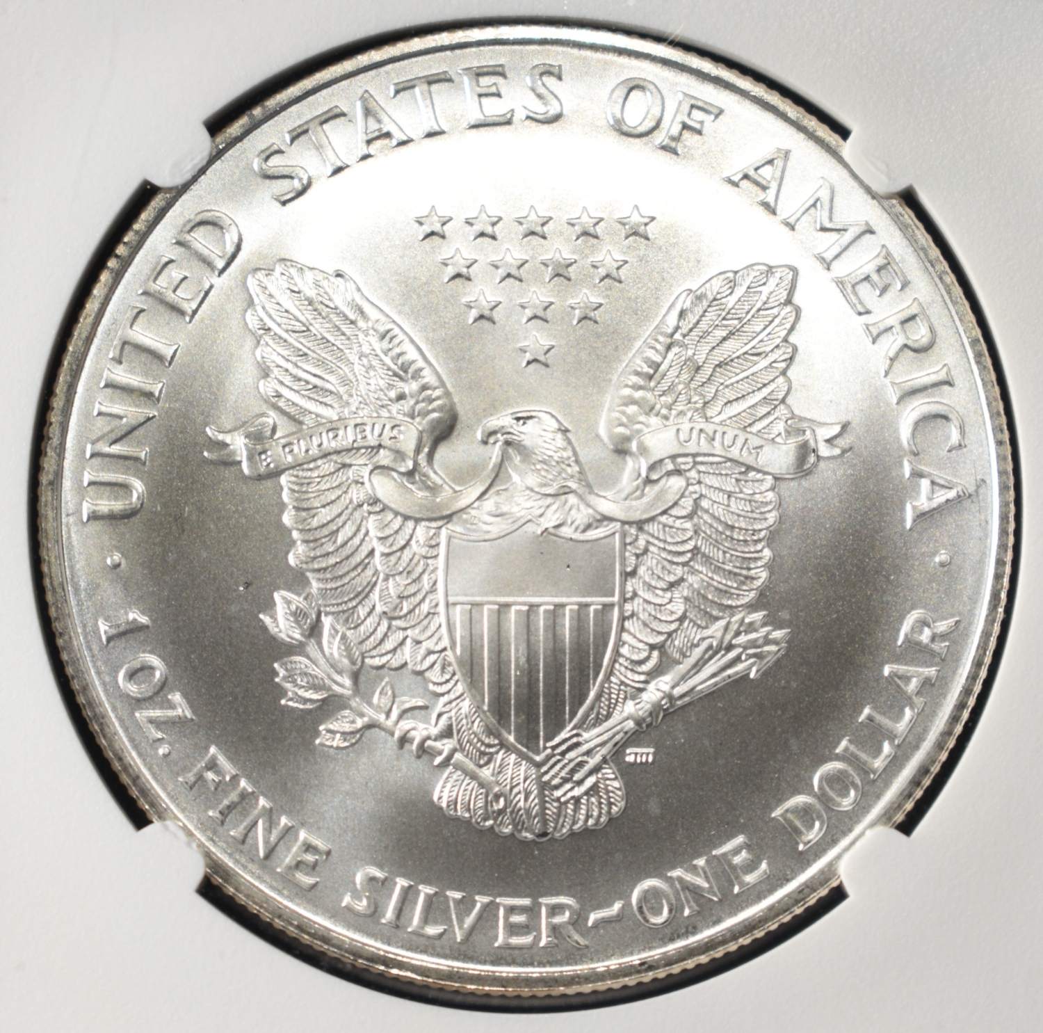 1996 AMERICAN SILVER EAGLE NGC MS69